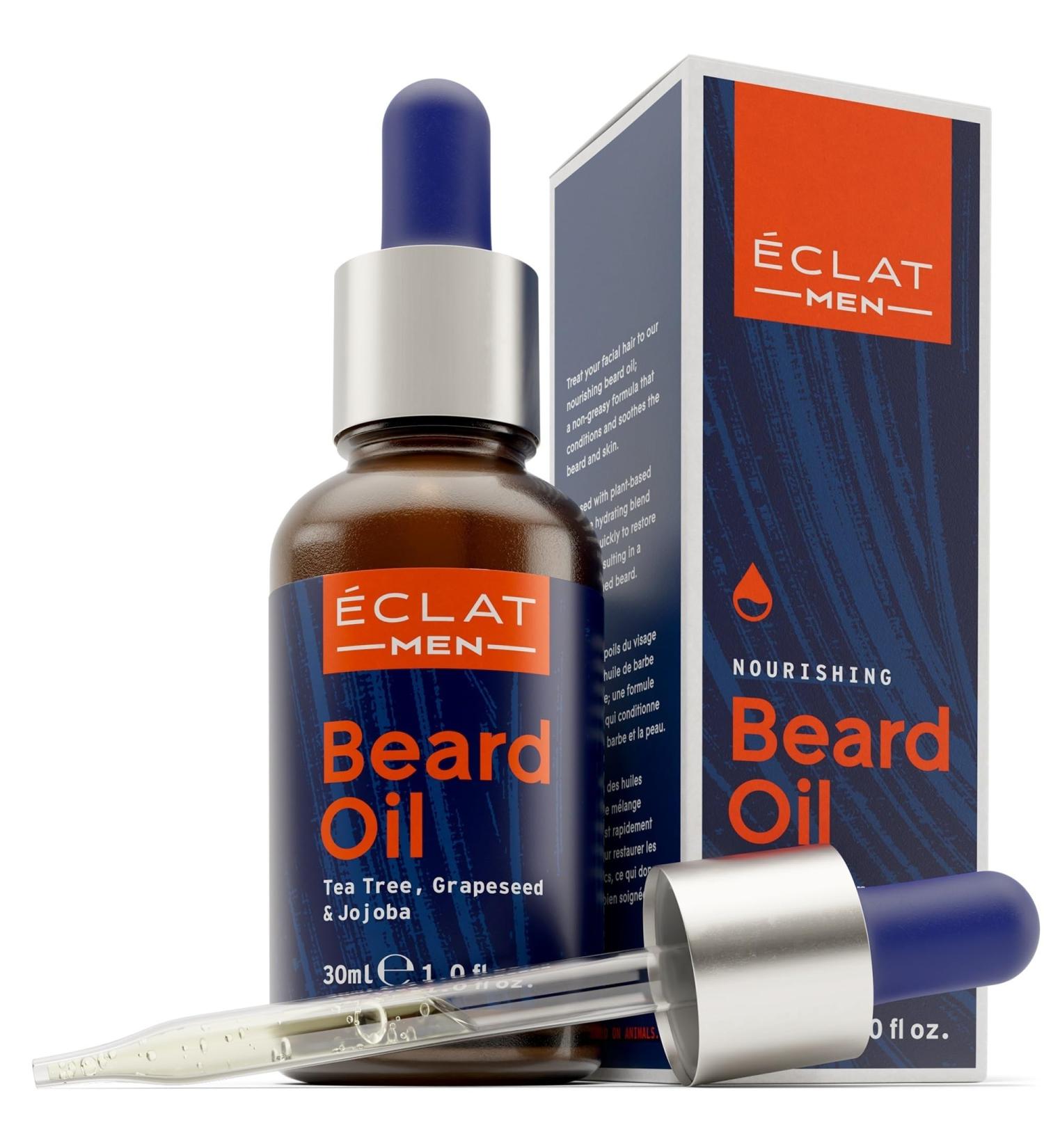 Men's Beard Oil - Conditioning Growth Oil with Natural Essential Oils for Softening, Hydrating, and Thickening - Reduces Flakes and Itch - Buy Online on GoSupps.com