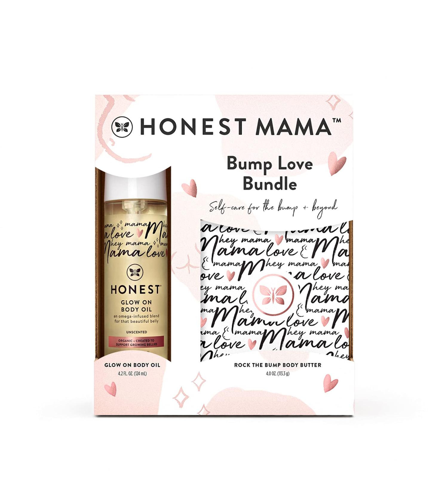 The Honest Company Mama Body Butter & Body Oil Bump Bundle - 8.2 Oz - Buy Online on GoSupps.com