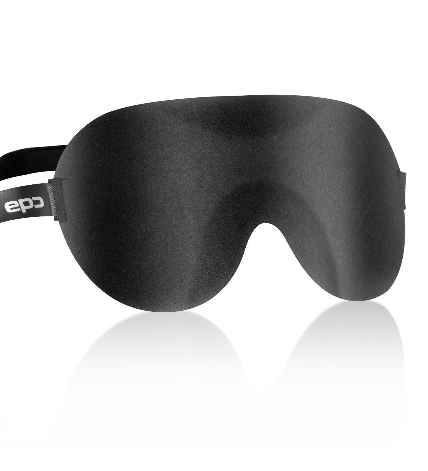 3D Sleep Eye Mask for Men & Women - Perfect for Travel, Yoga, and Nap - Black - Buy Online on GoSupps.com