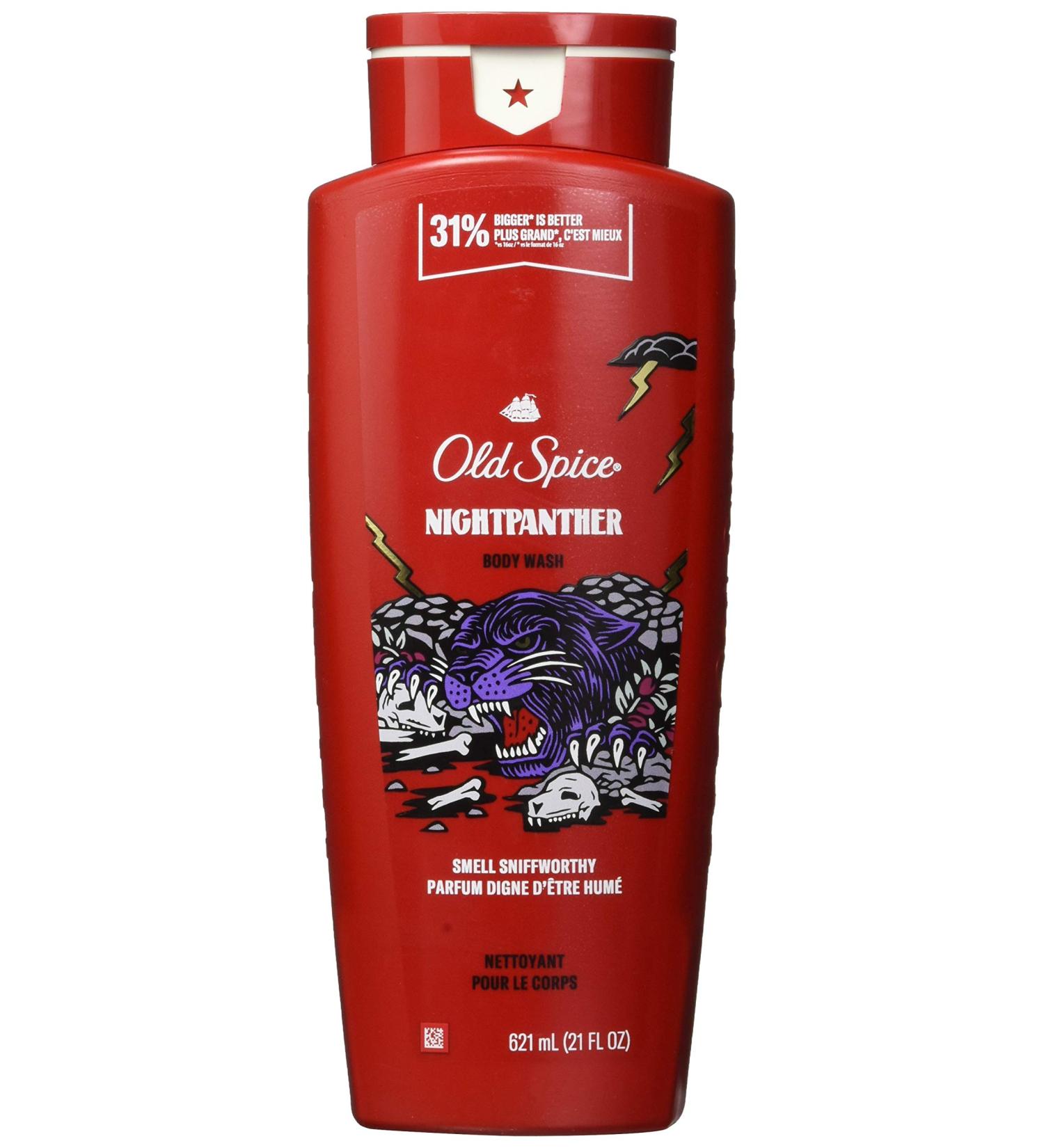 Old Spice Nightpanther Body Wash for Men - Long Lasting Lather - Citrus Scent - 21 Fl Oz - Buy Online on GoSupps.com