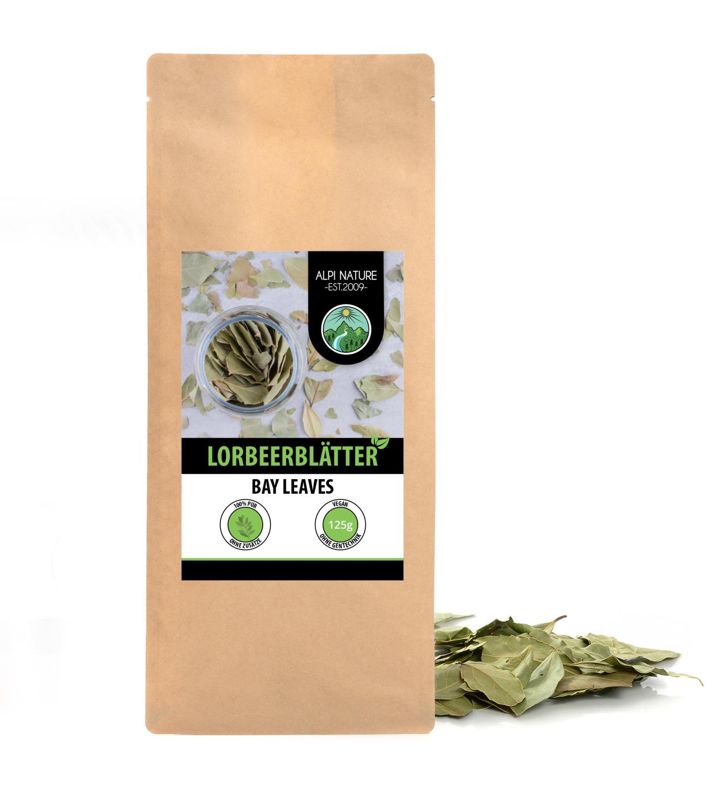 100% Pure Bay Leaves - Handpicked & Gently Dried - 125g | International Shipping - Buy Online on GoSupps.com