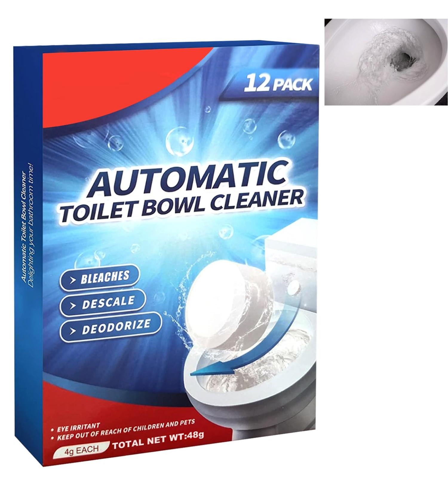 Toilet Bowl Cleaner Toilet Bowl Cleaning Tablets Tablets Toilet Freshener Toilet Bowl Cleaner Toilet Limescale Remover Strong Toilet Tablets Deep Cleaning Foam Action Tabs 12pcs - Buy Online on GoSupps.com