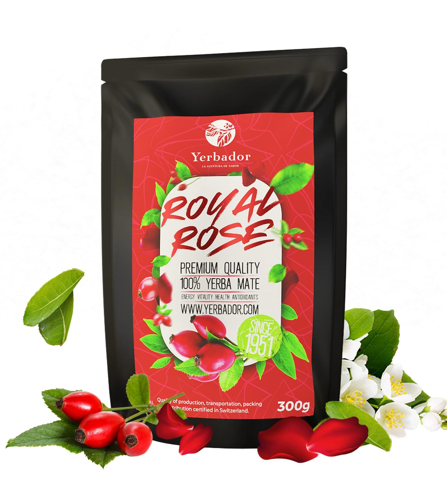 YERBADOR | YERBA MATE | ROYAL ROSE | 300g