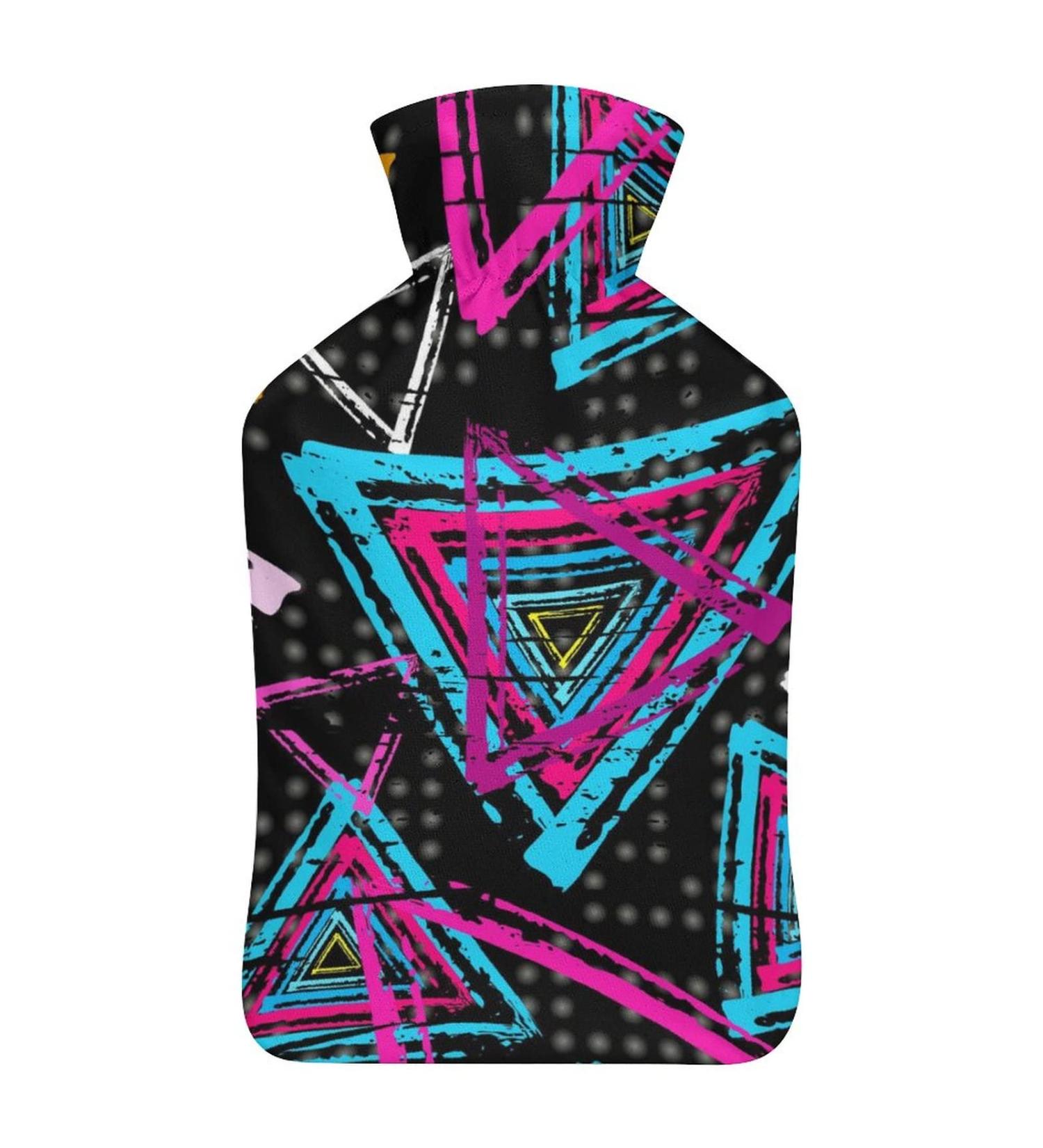 Hot Water Bottle with Lid - Rubber Hot Water Bag for Pain Relief Cramps and Foot Warmer - Ideal for Hot and Cold Therapy | International Shipping Available - Buy Online on GoSupps.com