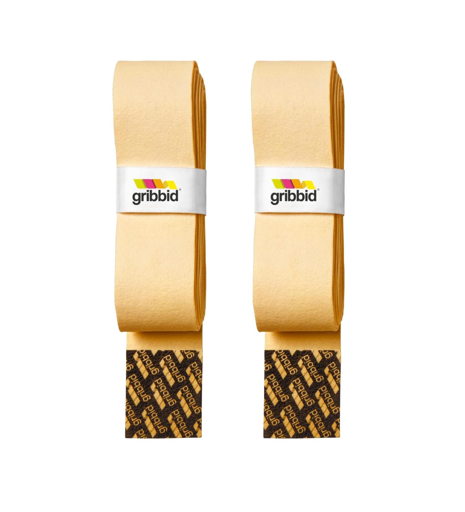 GRIBBID Field Hockey Stick Grip Tape - Original Dutch Chamois - Yellow 2-Pack | International Shipping Available - Buy Online on GoSupps.com