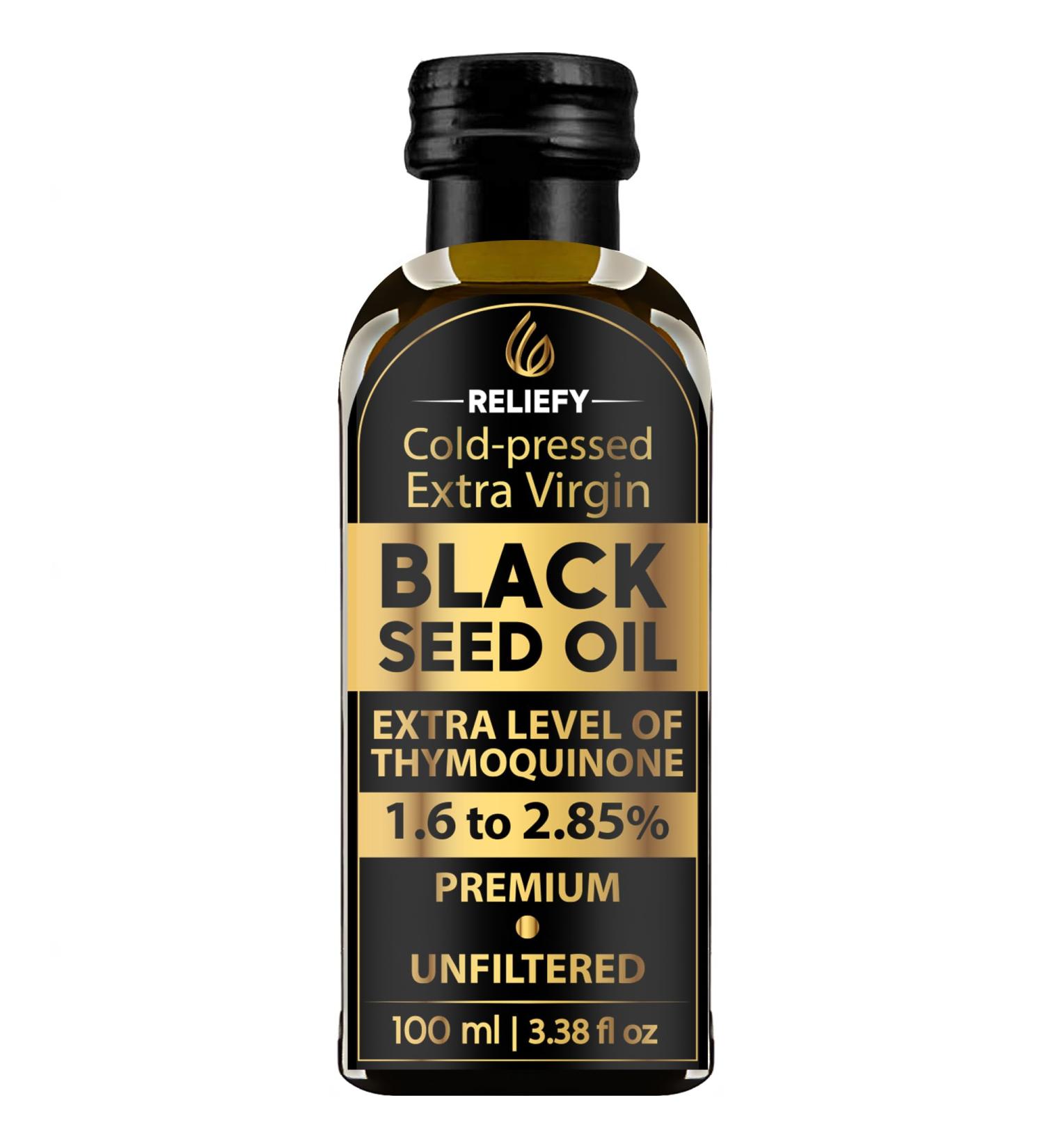 Premium 9X% Ultra Strength Black Seed Oil | 100% Cold-Pressed Nigella Sativa | Rich in Omega 3, 6 & 9 | 100 ml - Buy Online on GoSupps.com