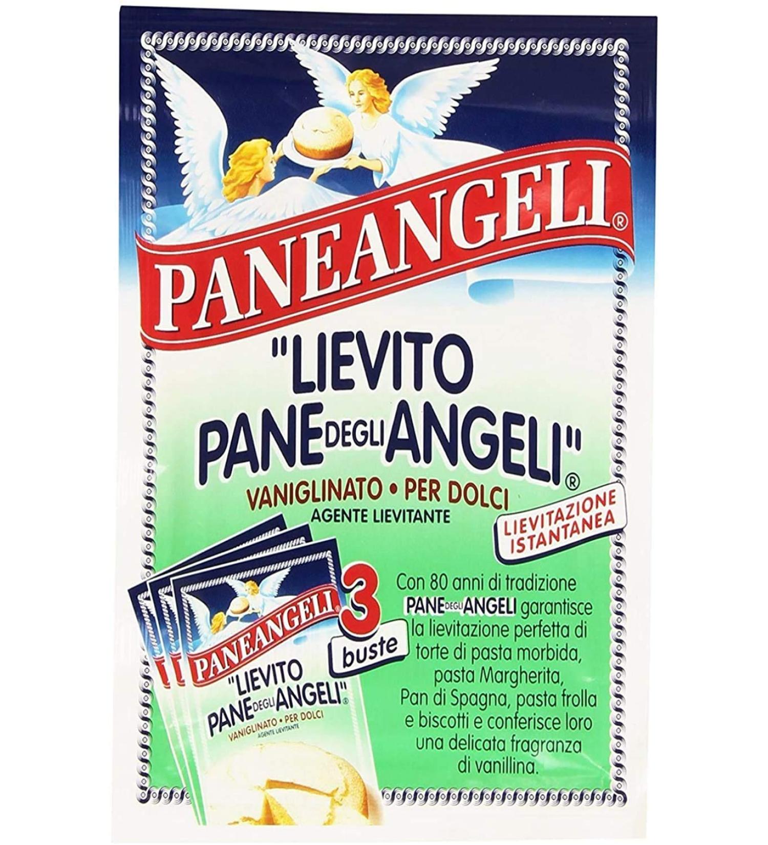 PANE ANGELI Paneangeli Instant Vanilla Yeast for Cakes 6 Pieces of 48 Grams