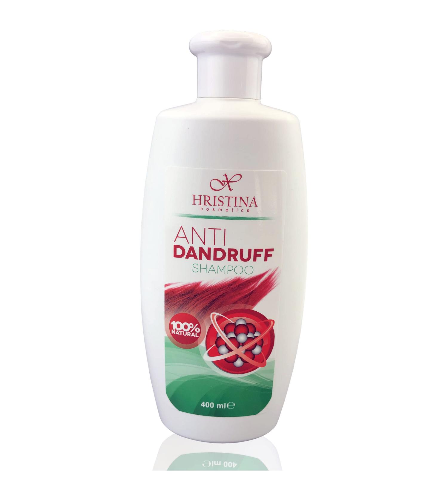 Hristina 100% Natural Anti-Dandruff Shampoo 400 ml - Buy Online on GoSupps.com