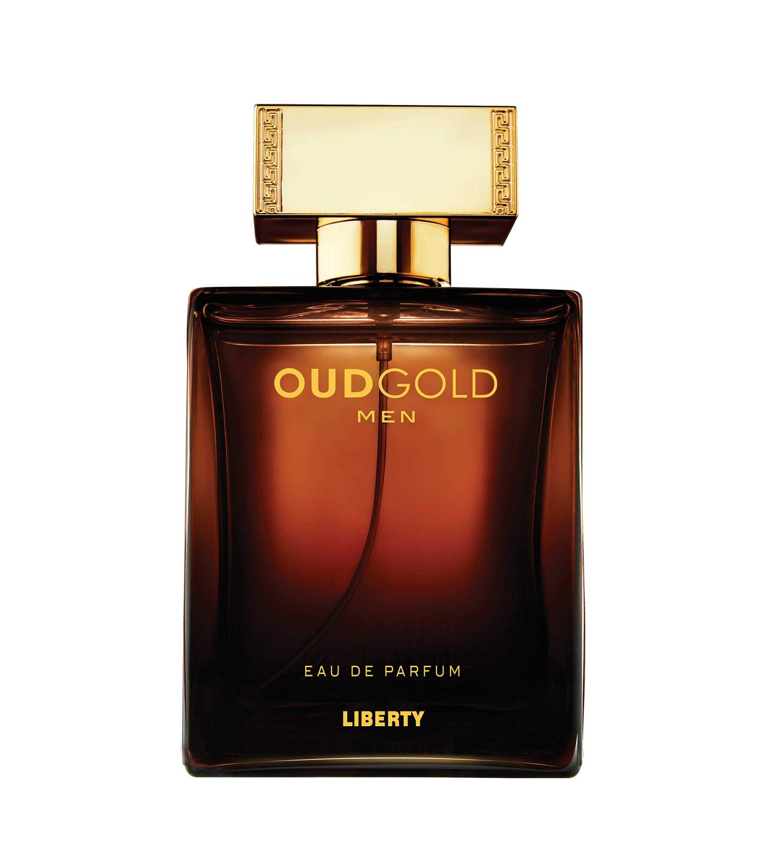 Liberty Luxury Oud Gold EDP for Men 100ml - Woody & Sweet Fragrance | Long Lasting Smell, Spicy & Amber Notes | Eau de Parfum Crafted in France - Buy Online on GoSupps.com