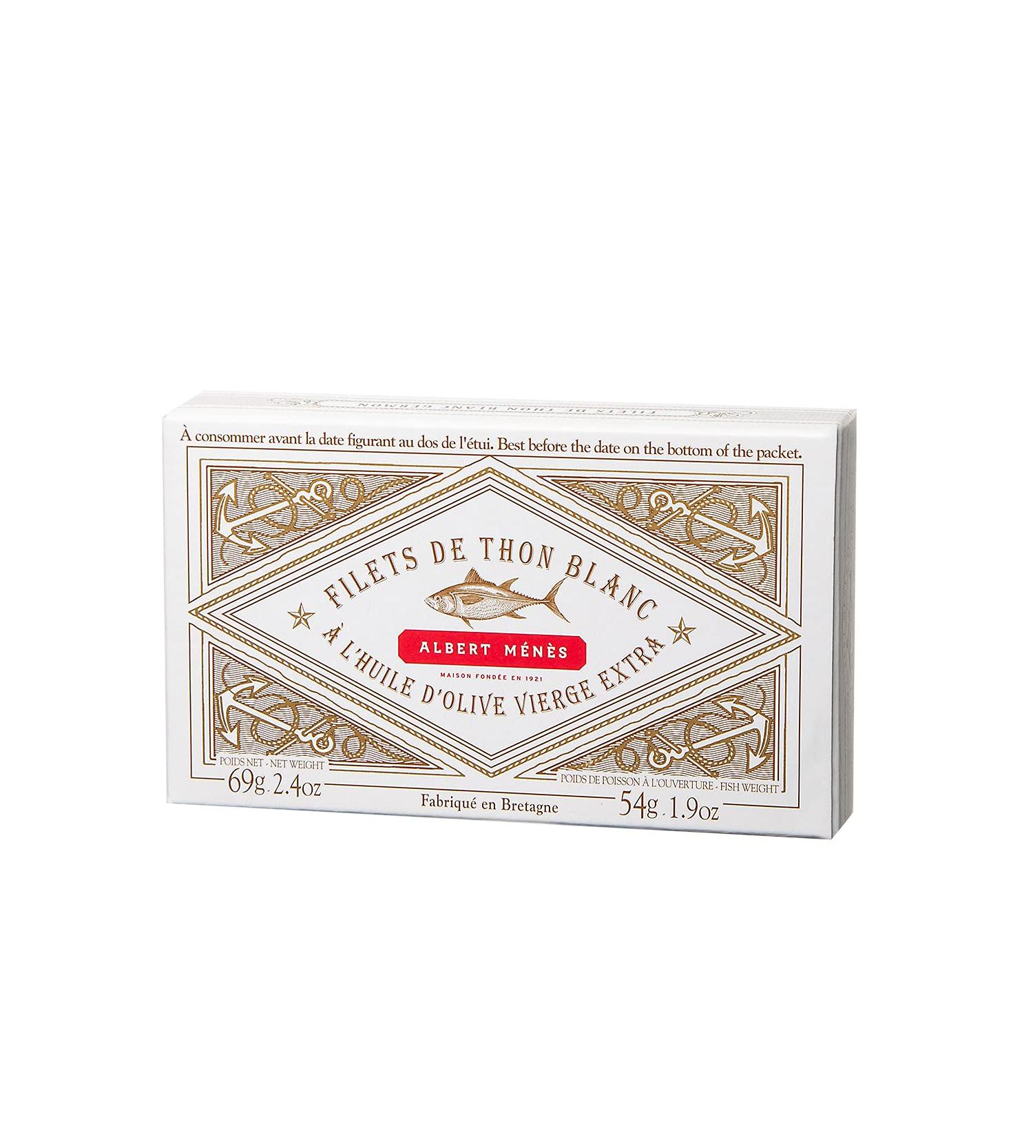 Albert Ménès - White Tuna Fillets with Extra Virgin Olive Oil 69g