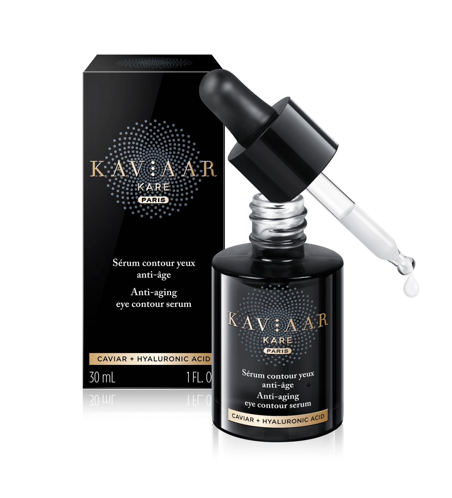 KAVIAAR KARE - Anti-aging eye contour serum - Caviar + Hyaluronic Acid - 30 ml - Buy Online on GoSupps.com
