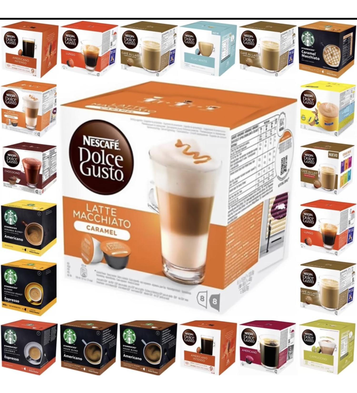 Nescafe Dolce Gusto Selection - Choose 3 Boxes - Many Blends to choose from :