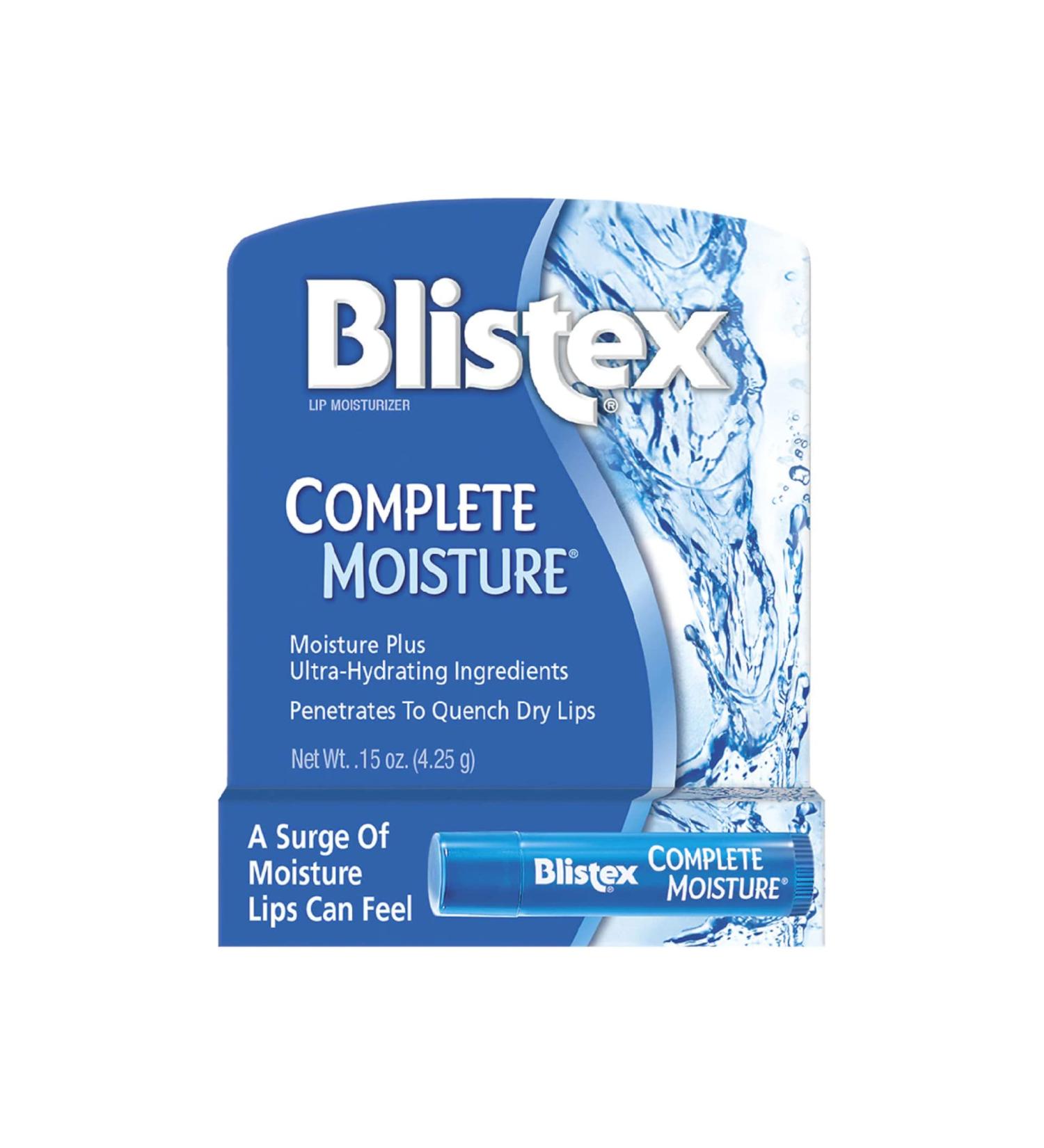 Blistex Complete Moisture Lip Balm 0.15 oz - Hydrating Lip Care | Buy Online | International Shipping Available - Buy Online on GoSupps.com