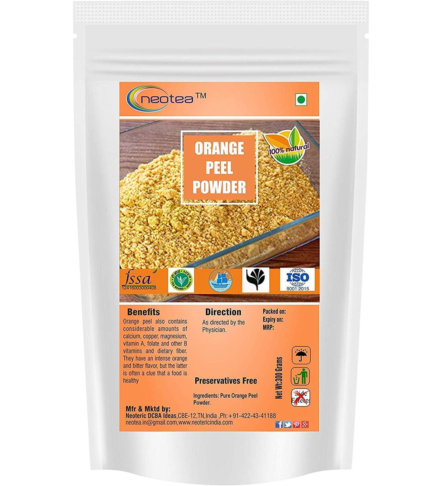 Buy Orange Peel Powder (Citrus Aurantium) for Hair & Skin Care - 300 GM | Best Quality & International Shipping - Buy Online on GoSupps.com