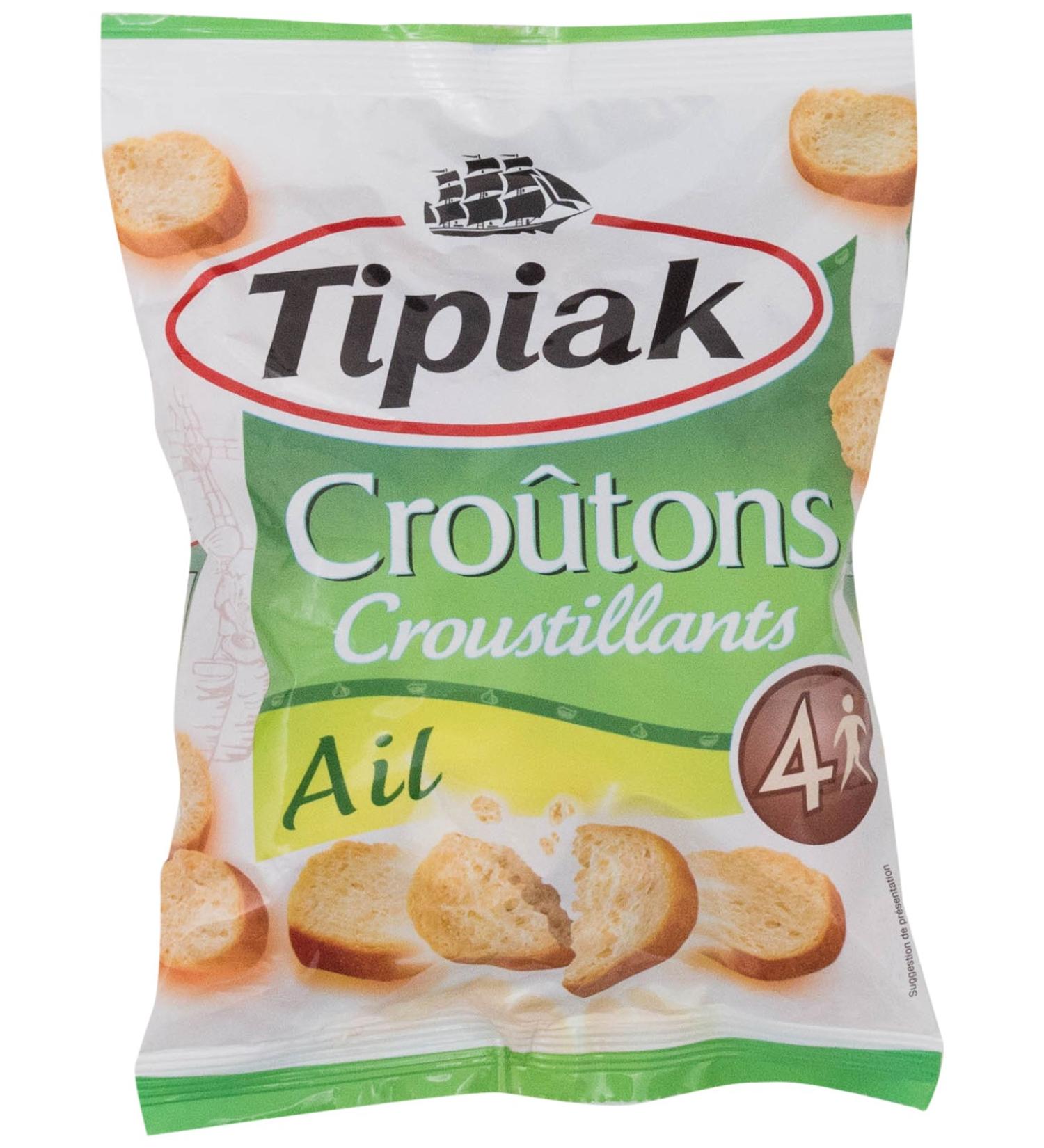Tipiak Garlic croutons 90 g - Buy Online on GoSupps.com