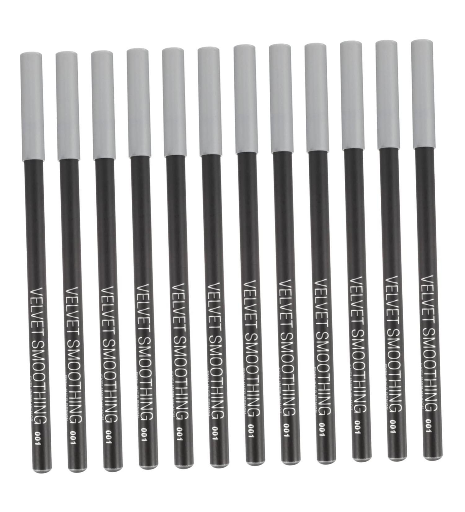  Healvian Healvian Set of 12 Black Eyeliner Pencils for Makeup - Buy Online on GoSupps.com