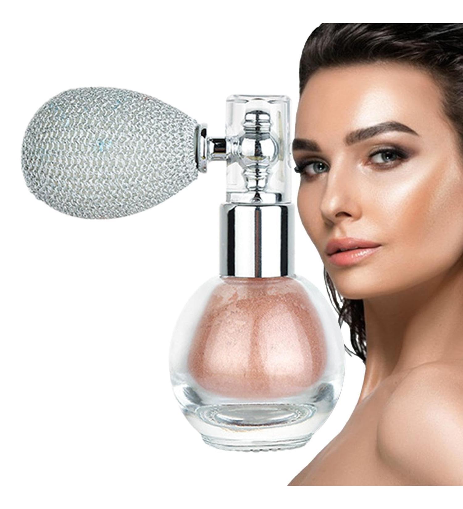 Highlighter Powder Spray | Moisturizing and Long-lasting Glitter Spray - Young Girls Beauty Products for Home Working Gathering Shopping Dating Traveling Frifer 3# - Buy Online on GoSupps.com