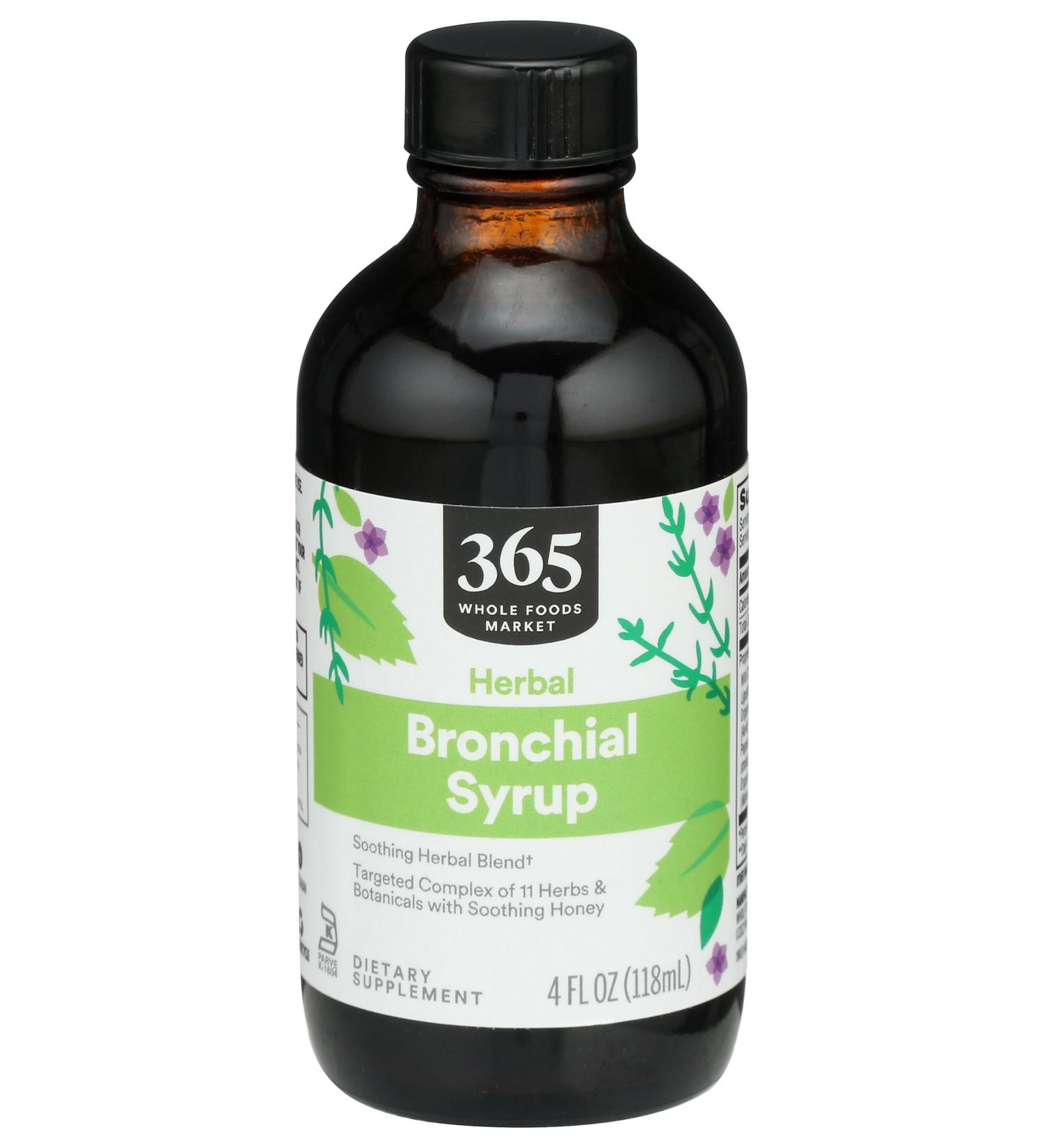365 by Whole Foods Market Herbal Bronchial Syrup 4 fl oz - Buy Online on GoSupps.com