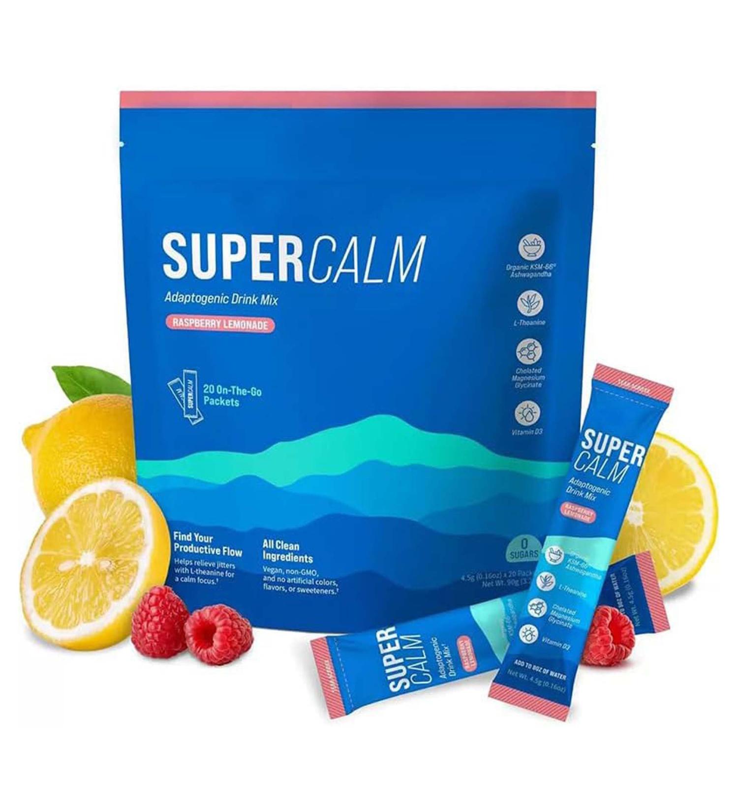 Glow & Focus Cortisol Drink Less Stress More Peace & Mental Clarity All Day Long - Buy Online on GoSupps.com