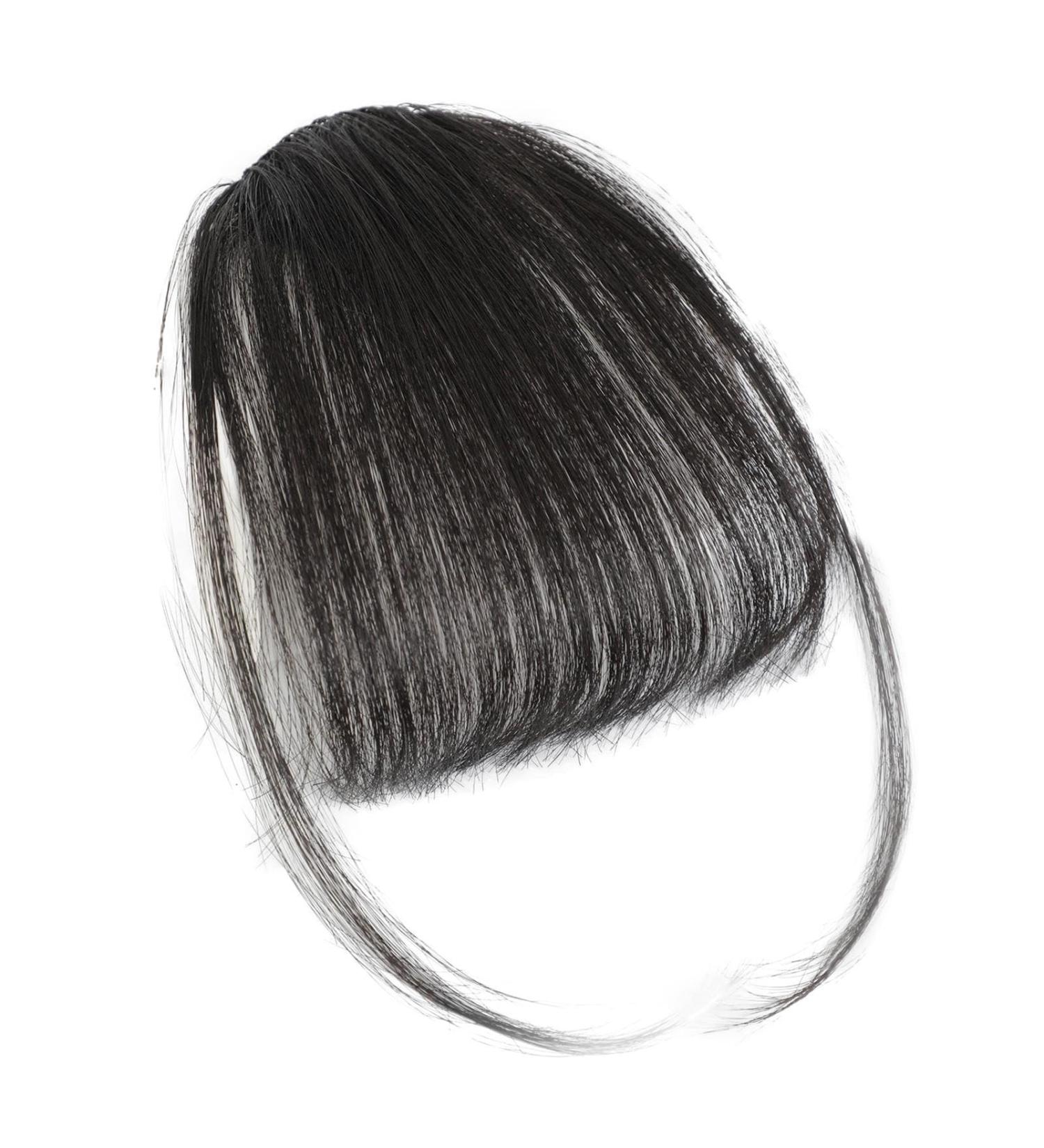 Meindin Clip in Bangs Real Hair | French Bangs Clip on Hair Bangs Extensions - Natural Color Clip on Neat Bangs Hair Extension Human Hair Bangs Extensions Stylish Hair Bangs Fringe Hairpieces Natural black - Buy Online on GoSupps.com