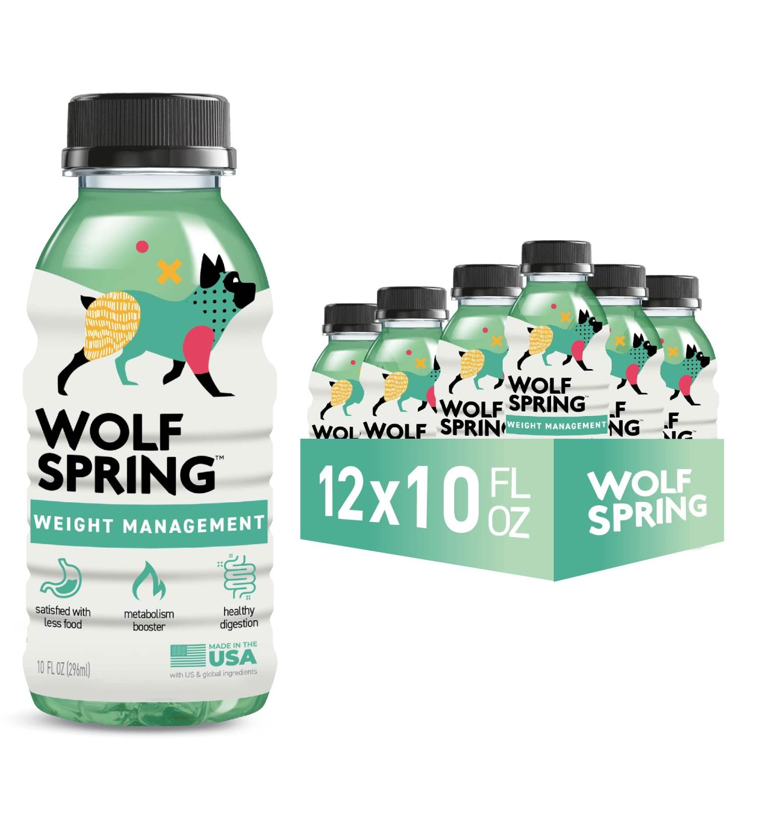 Natural Weight Loss & Joint Support Dog Vitamin Supplement - Wolf Spring 10 oz 12 Pack - Buy Online on GoSupps.com