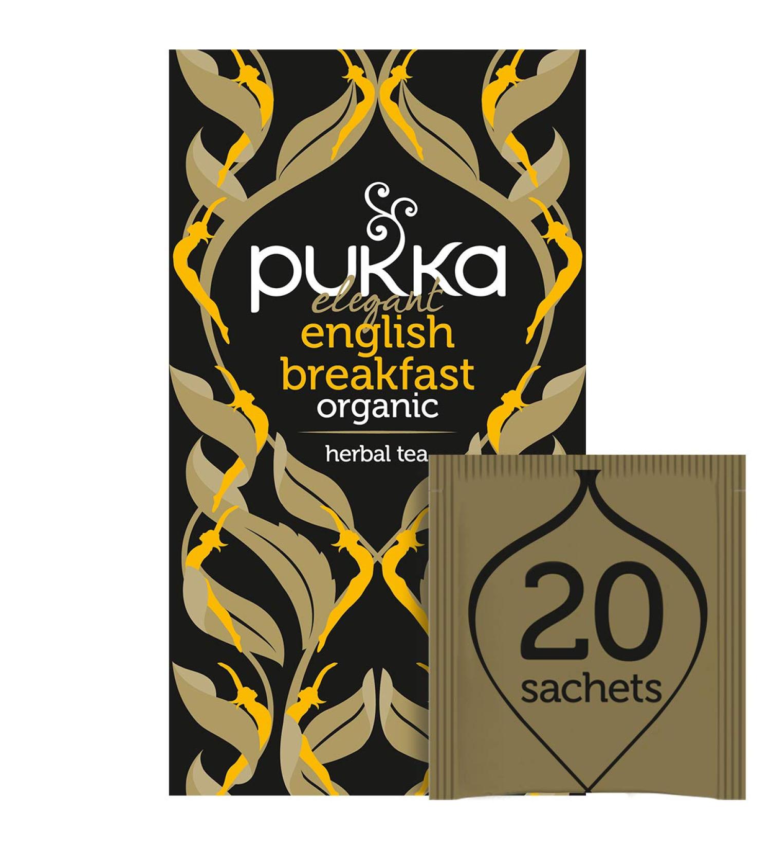 Pukka Org Teas English Breakfast Elegant 20 Stuk 20 Units