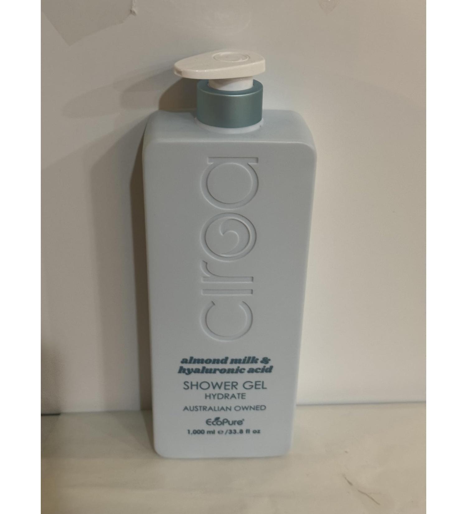 Hydrating Shower Gel with Almond Milk and Hyaluronic Acid Moisturizing Body Wash 33.8 Fluid Ounces Australian Made