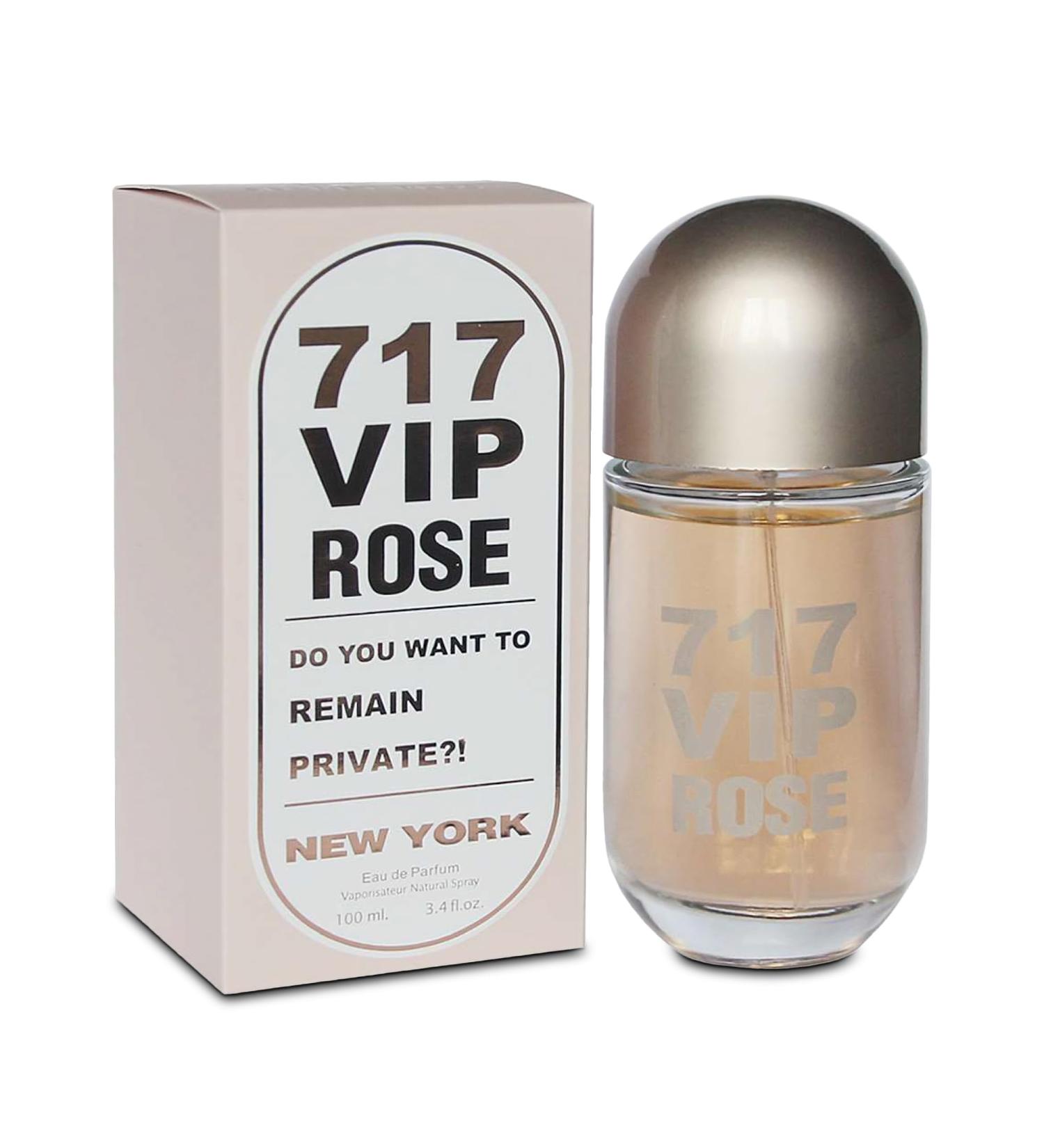 717VIP Rose Women's Perfume Sweet and Irresistible Eau de Parfum for Women Long Lasting 3.4 Fl Oz Fragrance for Daily Elegance 717VIP Rose 3.4 Fl Oz (Pack of 2) - Buy Online on GoSupps.com