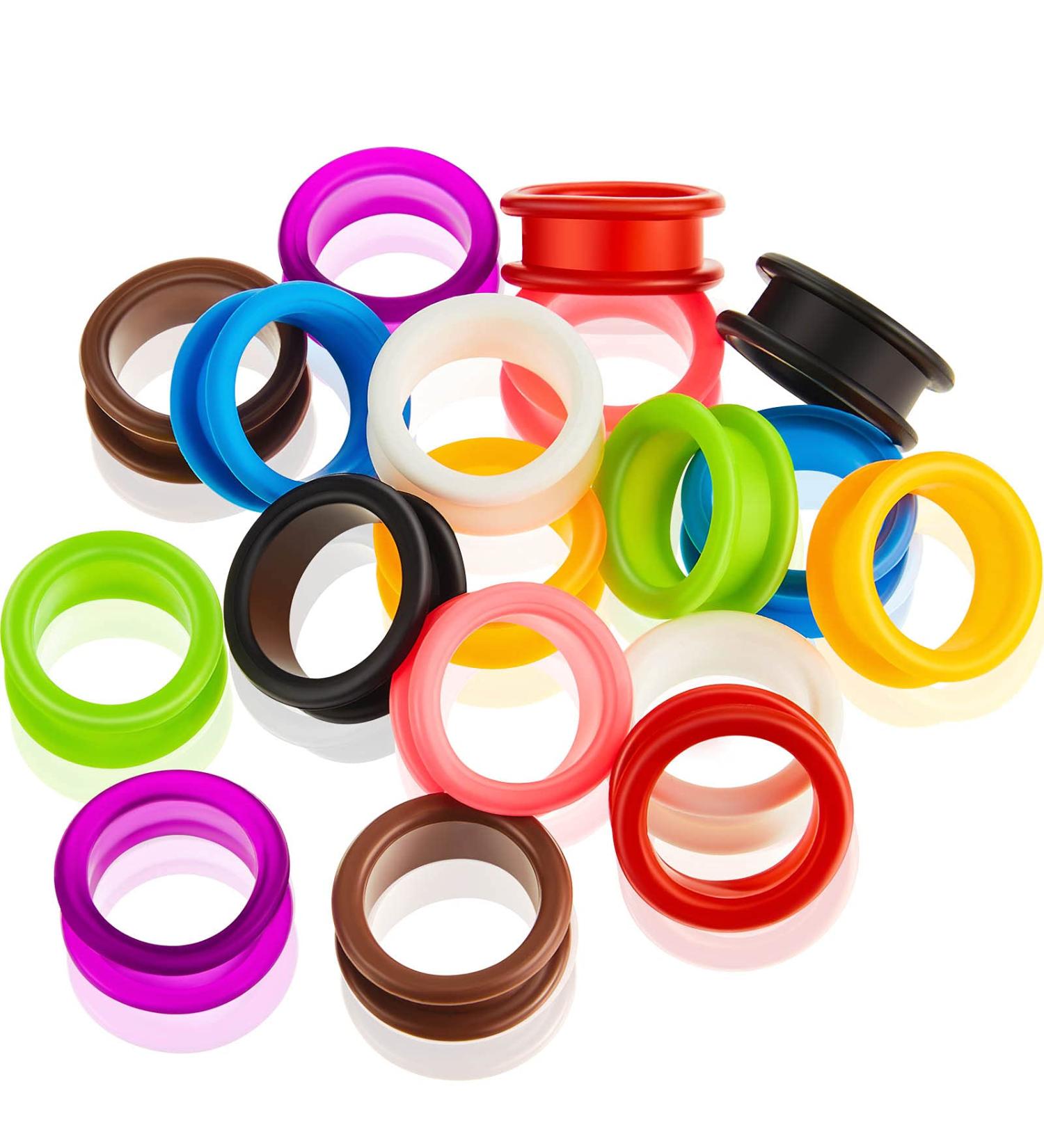 20 Silicone Finger Rings for Pet Grooming Scissors - Dog Hair Shears Accessory - Buy Online on GoSupps.com