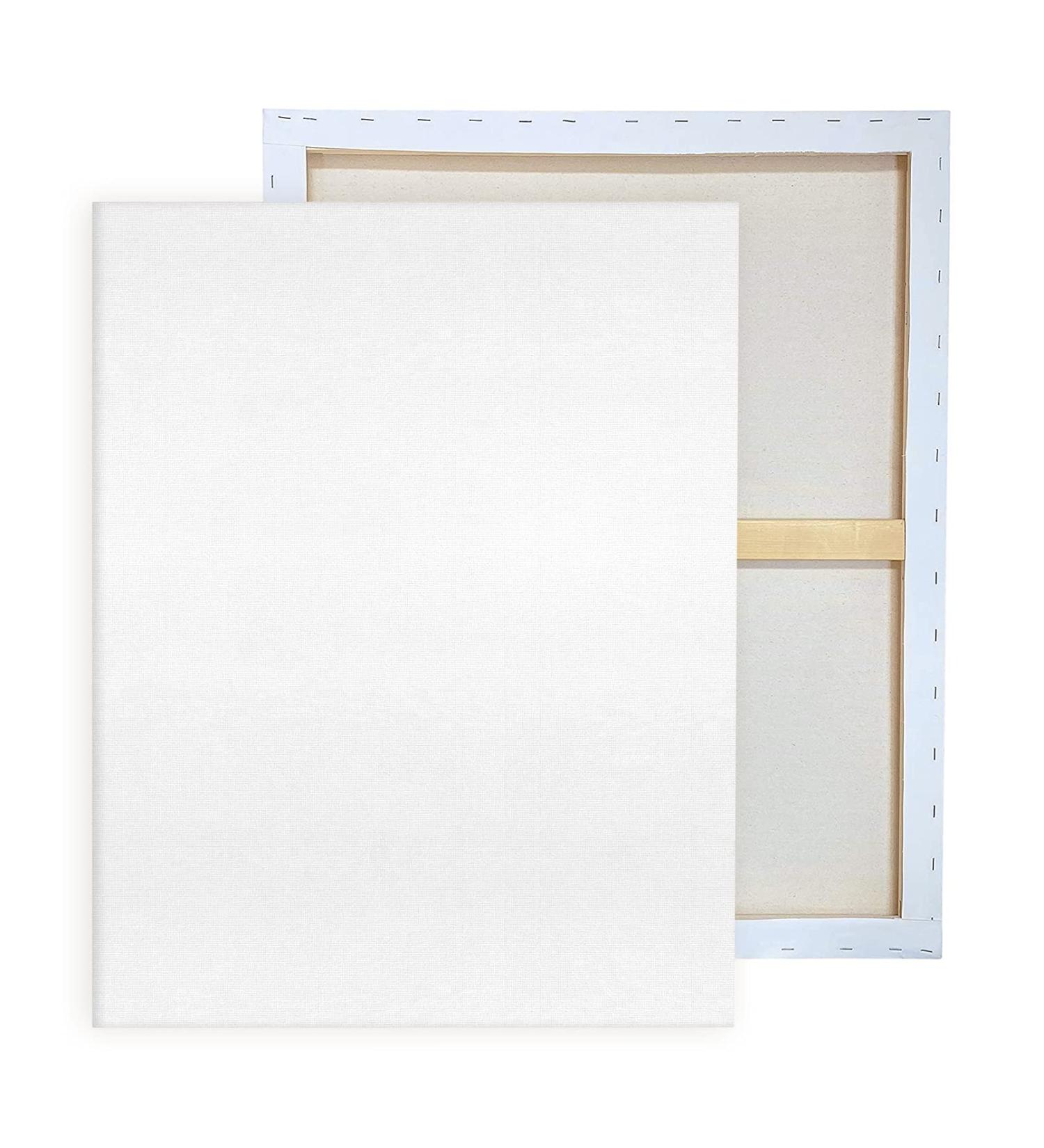24x36 Pre Stretched Canvases 2 Pack - Large Blank Canvas Boards for Acrylic Pouring and Oil Painting - 100% Cotton - 5-Time Gesso Primed - Buy Online on GoSupps.com