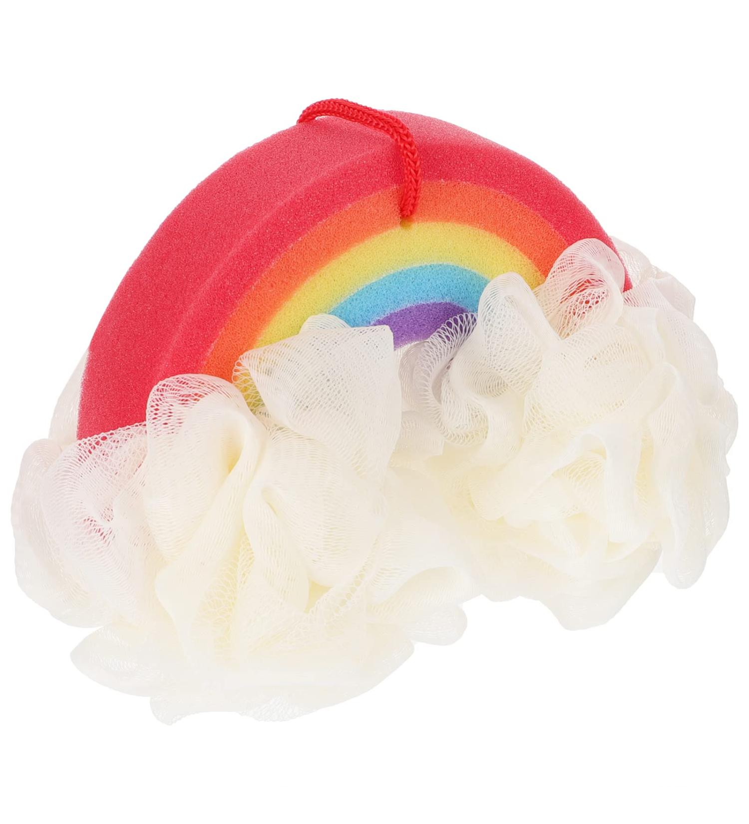 Buy Beaupretty Rainbow Loufa Puff Scrubber - Kids Bath Ball & Infants Shower Sponge | Soft & Colorful Bath Accessories for Newborns - Buy Online on GoSupps.com