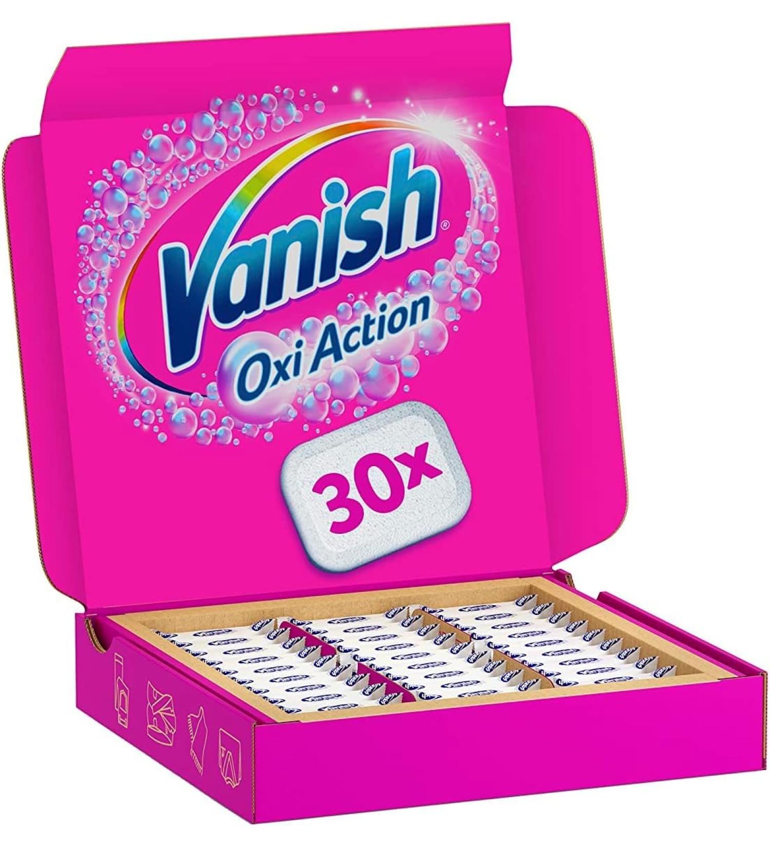Vanish Oxi Action Multi Power Pods | Easy to Use Single Dose Powder Tablets | Removes Stains Even at 30 C | Prevents Colour Transfer & Removes Odours | Deep Hygiene Action | Safe on Everyday Fabrics - Buy Online on GoSupps.com