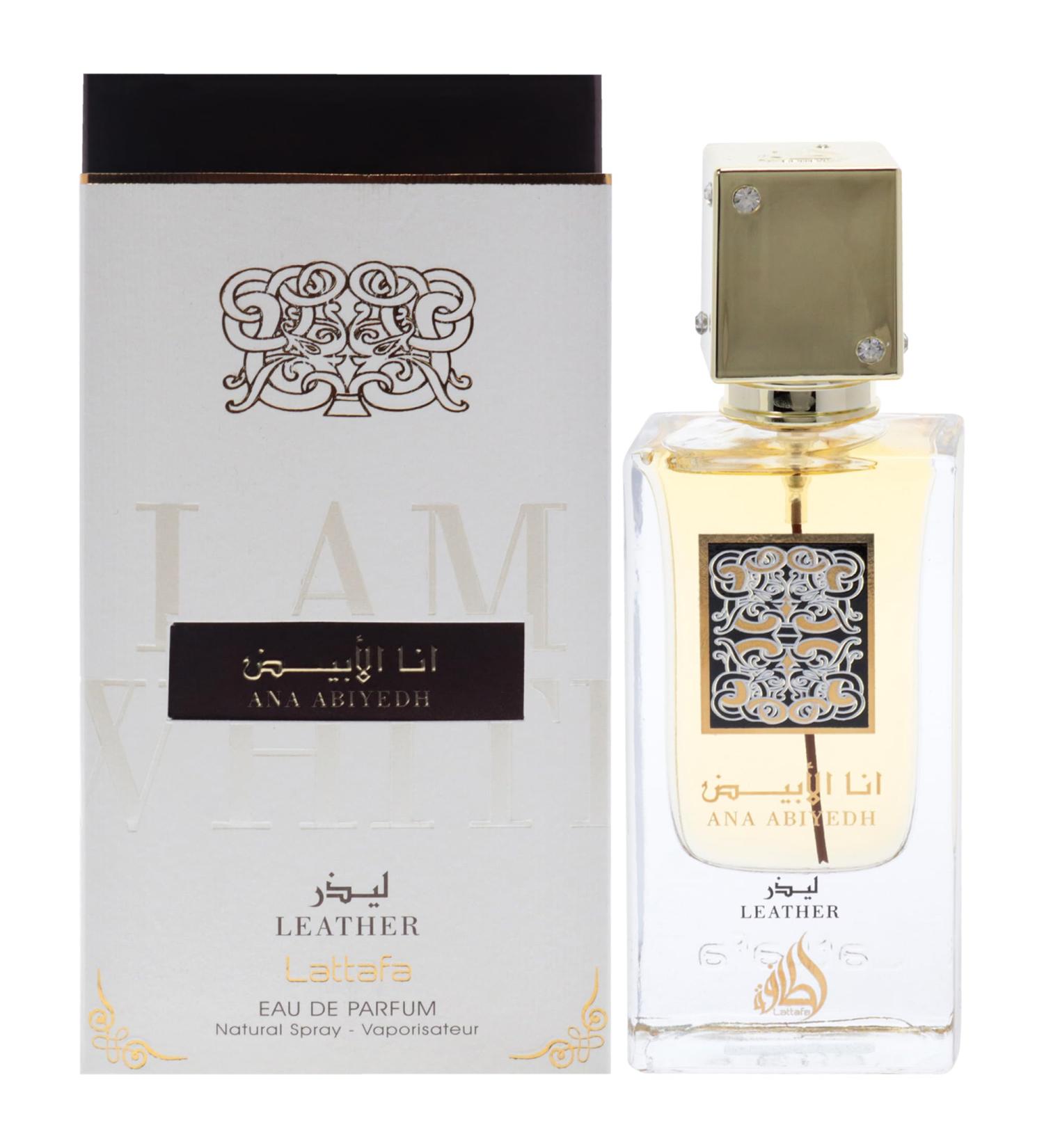 Lattafa Perfumes Ana Abiyedh Leather for Unisex Eau De Parfum Spray 2.0 Ounce 2 Fl Oz (Pack of 1) - Buy Online on GoSupps.com