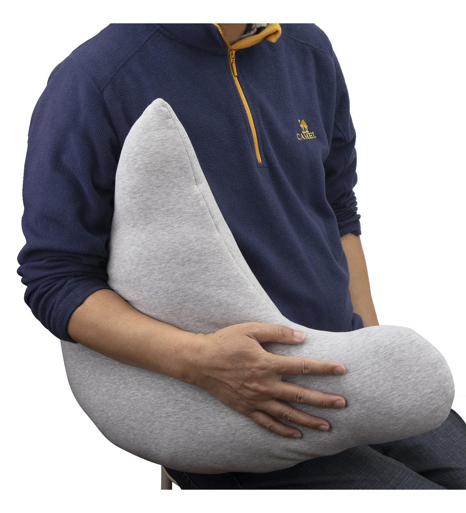 BESLKB Shoulder Surgery Pillow - Rotator Cuff & Side Sleeper Pillow for Neck and Shoulder Pain Relief - Gray - Buy Online on GoSupps.com