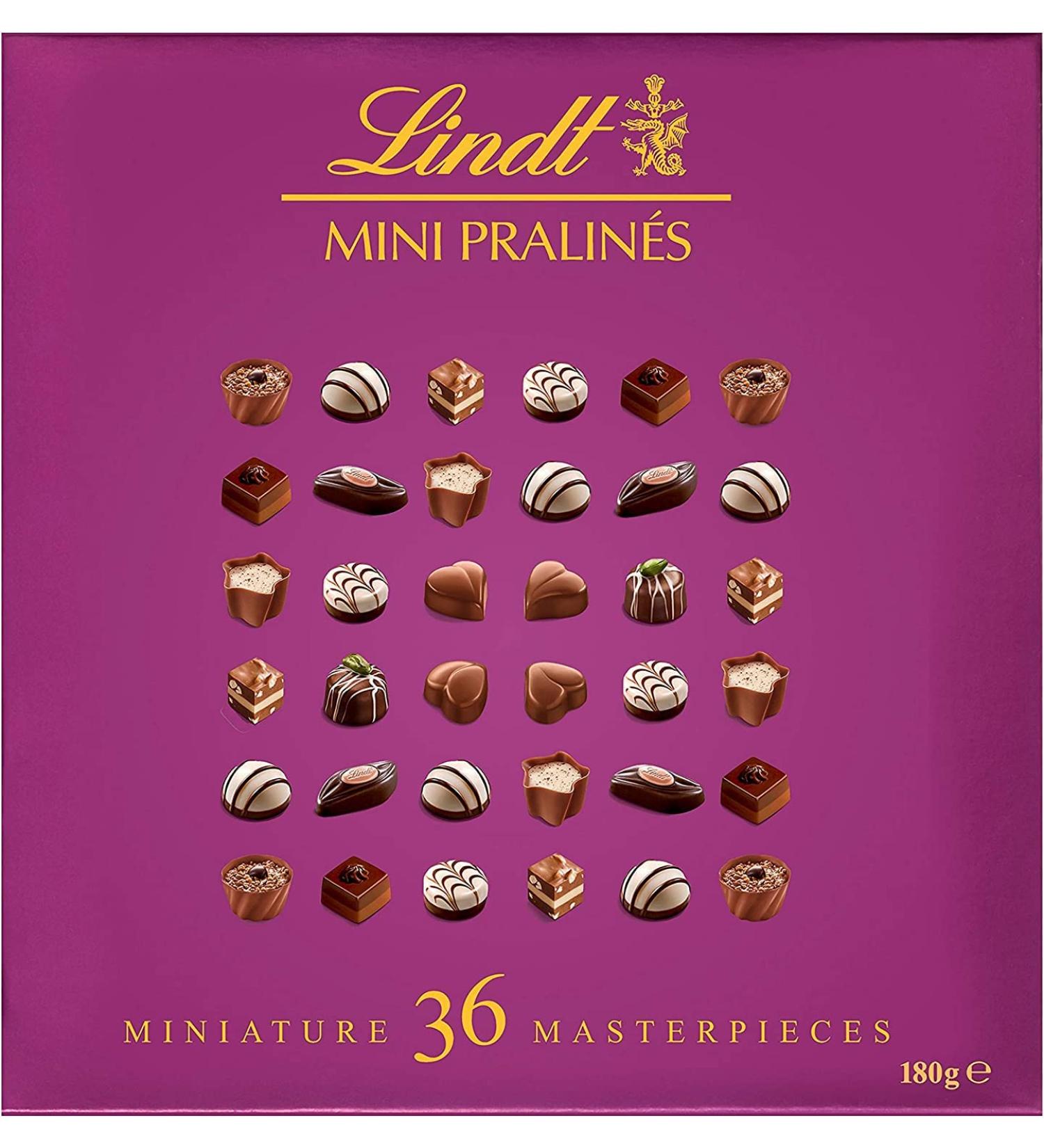 Lindt Lot de 3 mini chocolats XL - Bo te de diff rents chocolats - Taille : 180 g - Buy Online on GoSupps.com