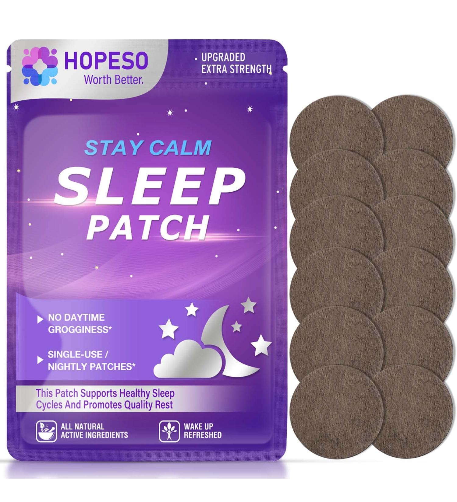 Sleep Patches with Melatonin & Herbal Extracts for Deeper Sleep - 50Pcs - Buy Online on GoSupps.com
