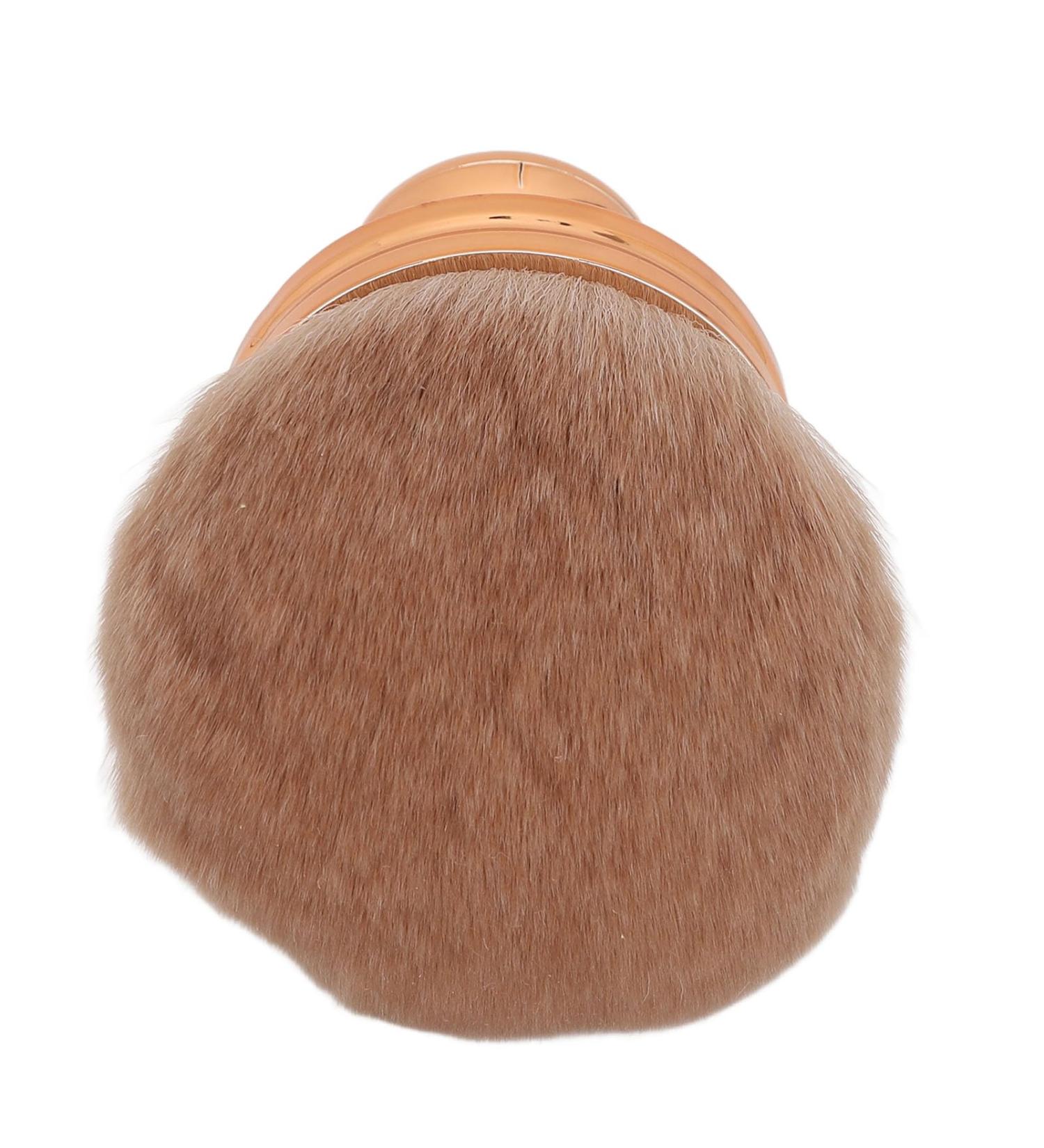 Makeup Brush Compact Electroplated Handle Mushroom Head Skin-Friendly Home Foundation Brush for Dressing Table - Buy Online on GoSupps.com