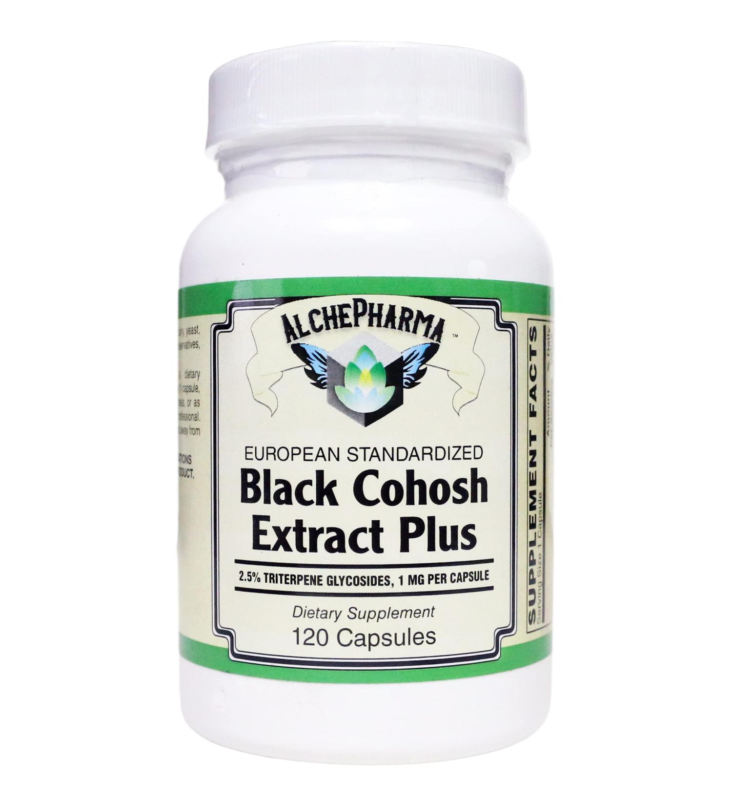 Black Cohosh Extract Plus, European Standardized 2.5% Triterpene glycosides (120 Capsules) 1 Count (Pack of 1) - Buy Online on GoSupps.com