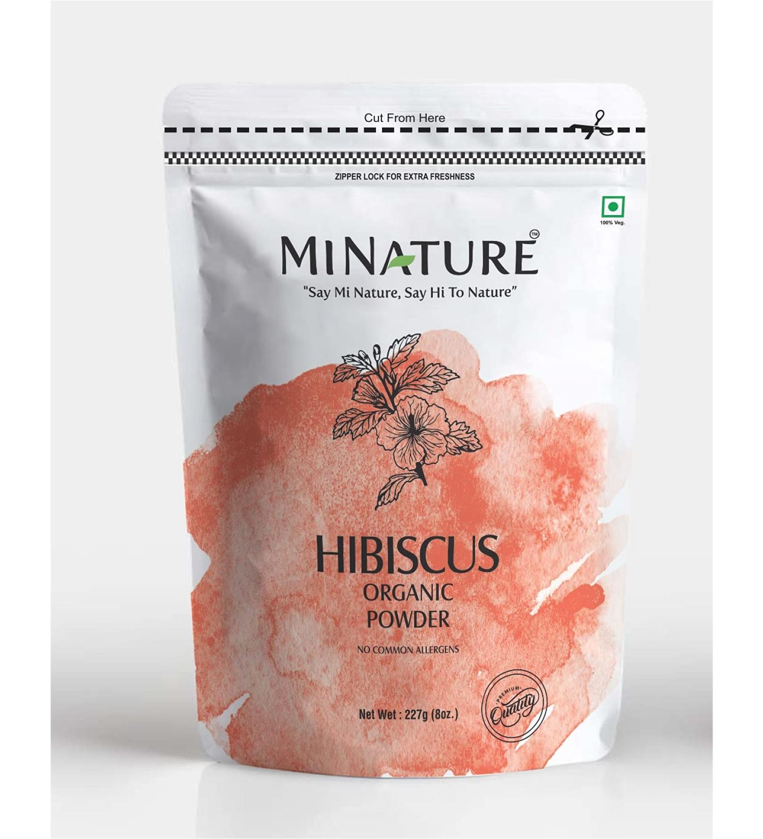 Miniature Hibiscus Powder (SABDARIFFA) - Pure & Natural Hair & Skin Care | 227g | No Chemicals Cruelty-Free Made in India - Buy Online on GoSupps.com