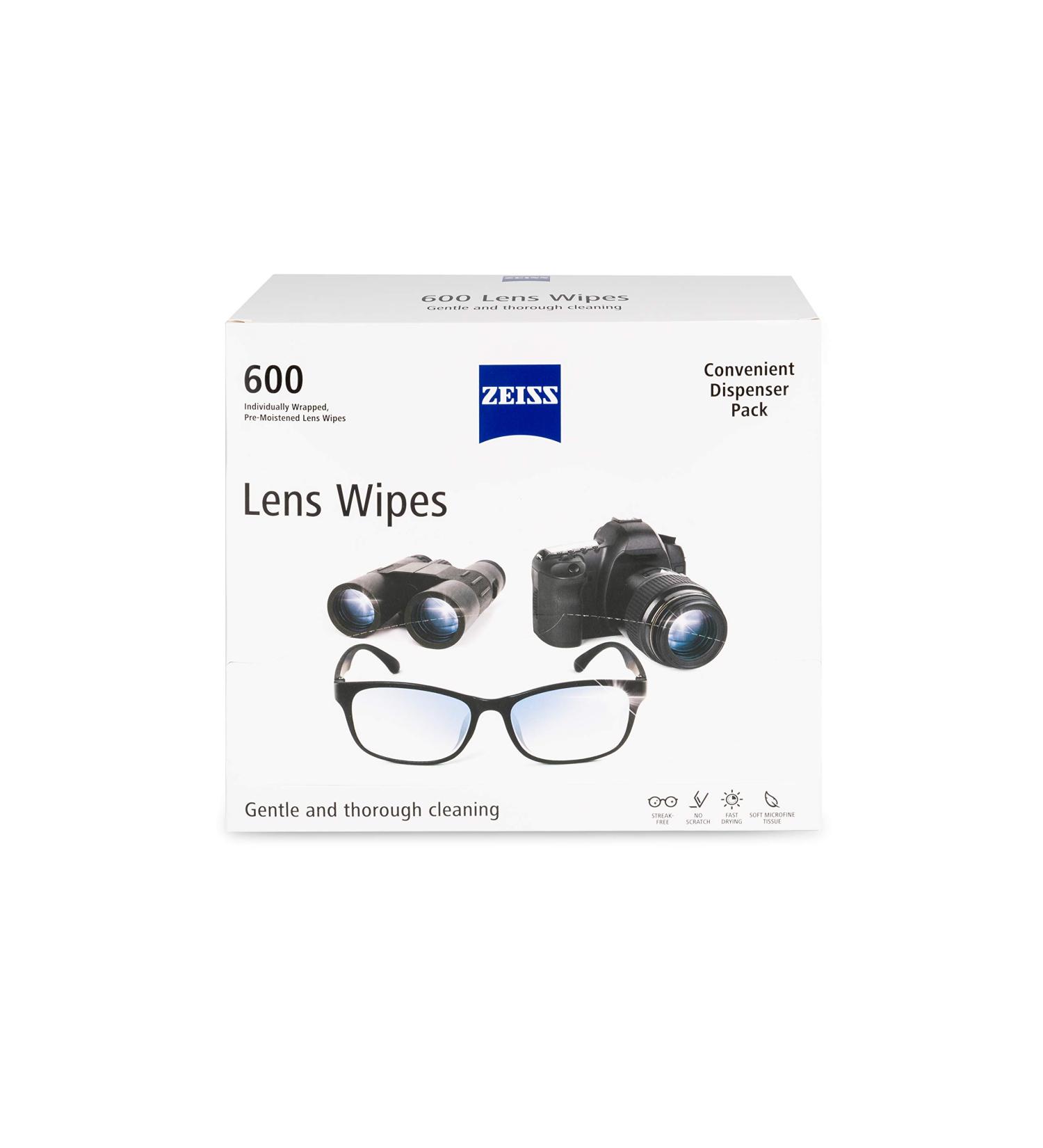 ZEISS Pre-Moistened Lens Cleaning Wipes - 600 Count - Buy Online on GoSupps.com