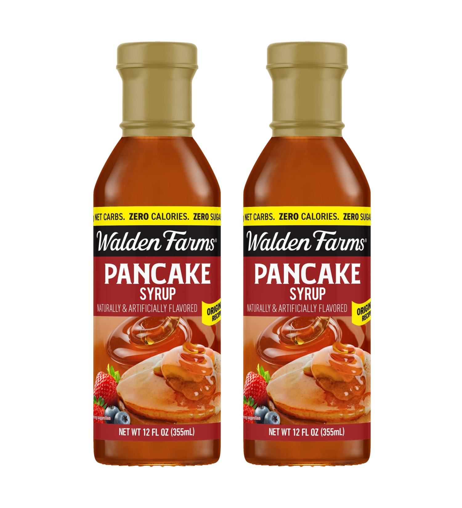 Walden Farms Calorie Free Pancake Syrup - 2 Pack (12 oz Bottles) | Sugar-Free Gourmet Syrup - Buy Online on GoSupps.com
