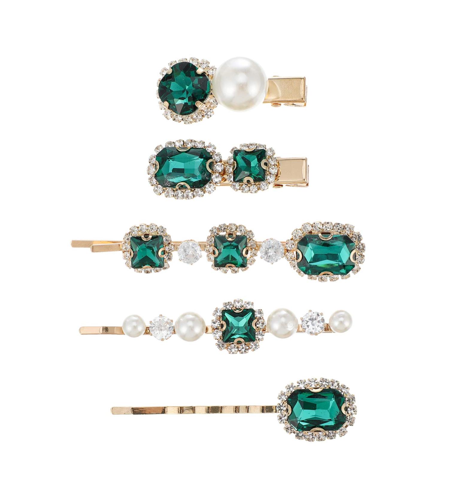 Lurrose 5pcs Pearl Crystal Hair Clips for Women - Elegant Hair Accessories for Any Occasion - Buy Online on GoSupps.com