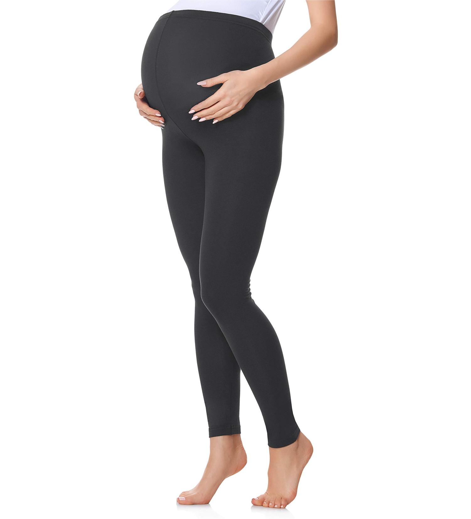 Be Mammy Maternity Leggings BE20-230 XXL - Graphite | Pregnancy Tights - Buy Online on GoSupps.com
