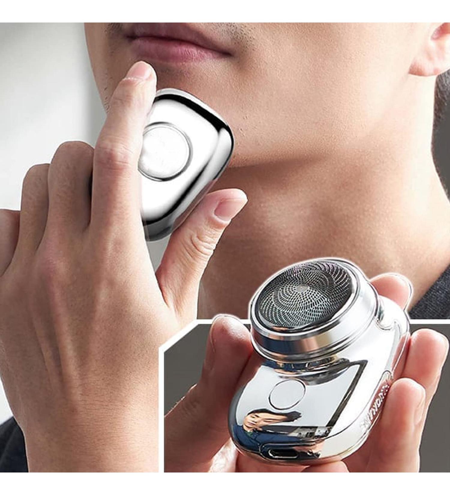 2023 Mini Portable Electric Shaver for Men - USB Rechargeable Wet & Dry Razor | Compact Travel Design - Buy Online on GoSupps.com