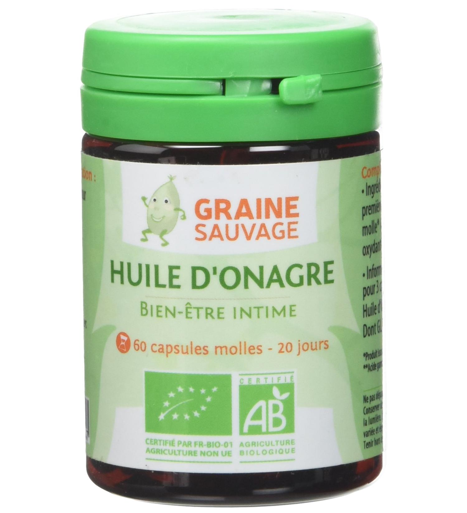 Organic Evening Primrose Oil - 60 capsules - Intimate well-being of mature women - Buy Online on GoSupps.com