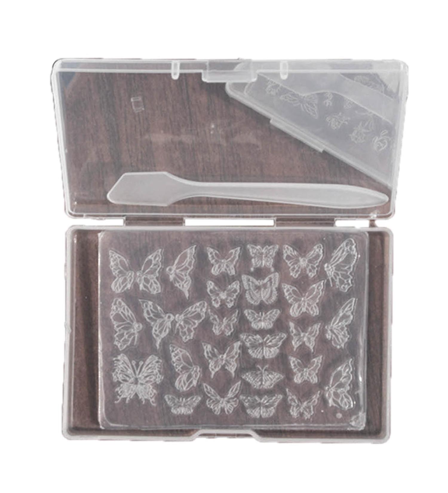 MCAORI 3D Nail Art Mold with Variety of Patterns Template Carving Sticker Stencil Tools Creative Stunning Nail Decorations - Buy Online on GoSupps.com