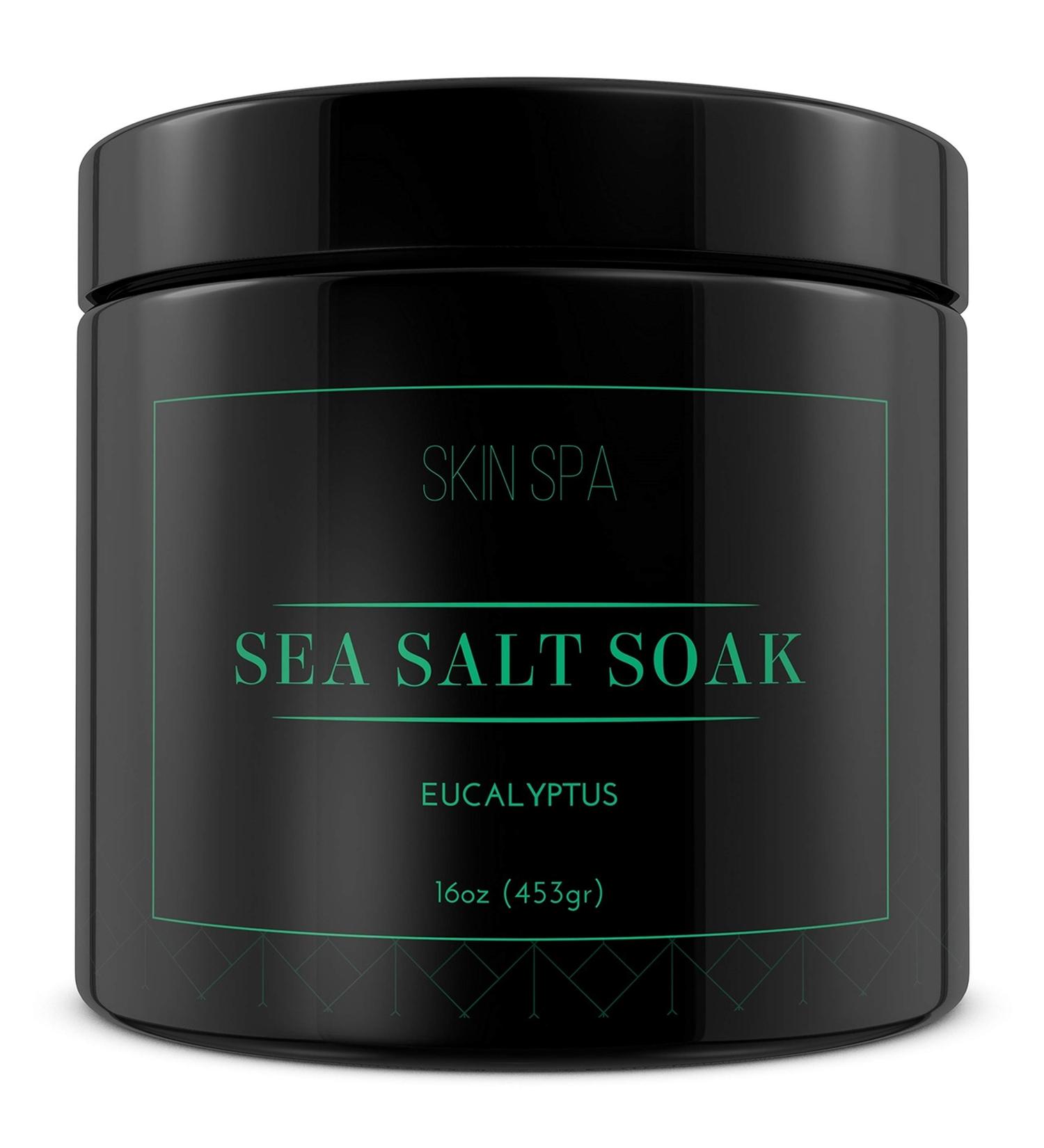 Buy Mineral Sea Salt Soak - Eucalyptus 16oz (453g) | Relax & Refresh | International Shipping Available - Buy Online on GoSupps.com