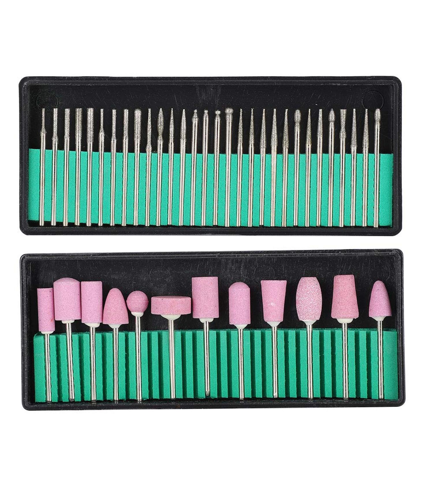 Exquisite Nail Drill Set - 12+30 Pedicure Bits for Home Beauty Salon | Durable Craftsmanship - Buy Online on GoSupps.com