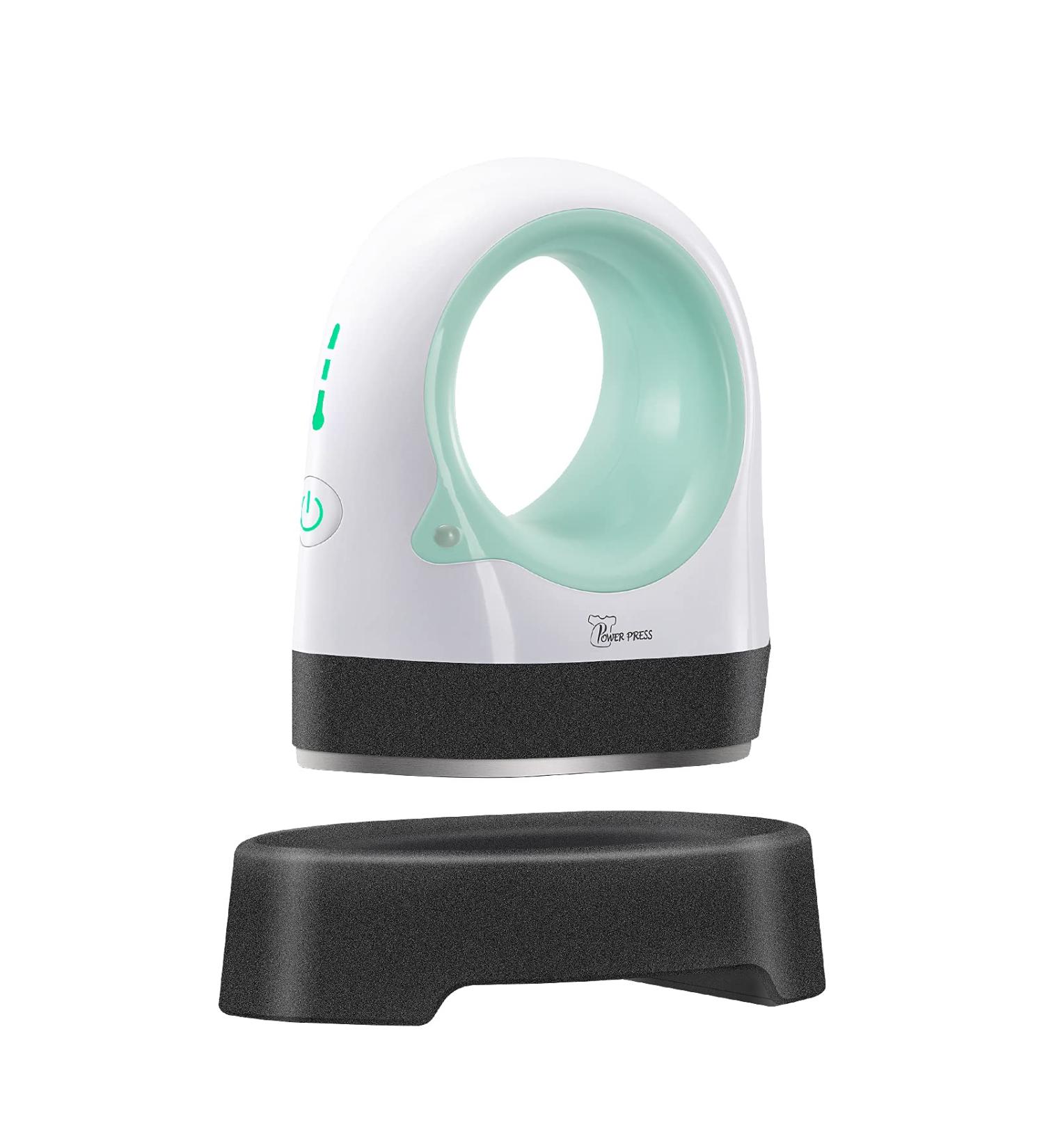 PowerPress Mini Heat Press Machine for T-Shirts, Shoes & Hats - Portable & Easy to Use - Ideal for Small Vinyl Projects - Mint Green - Buy Online on GoSupps.com