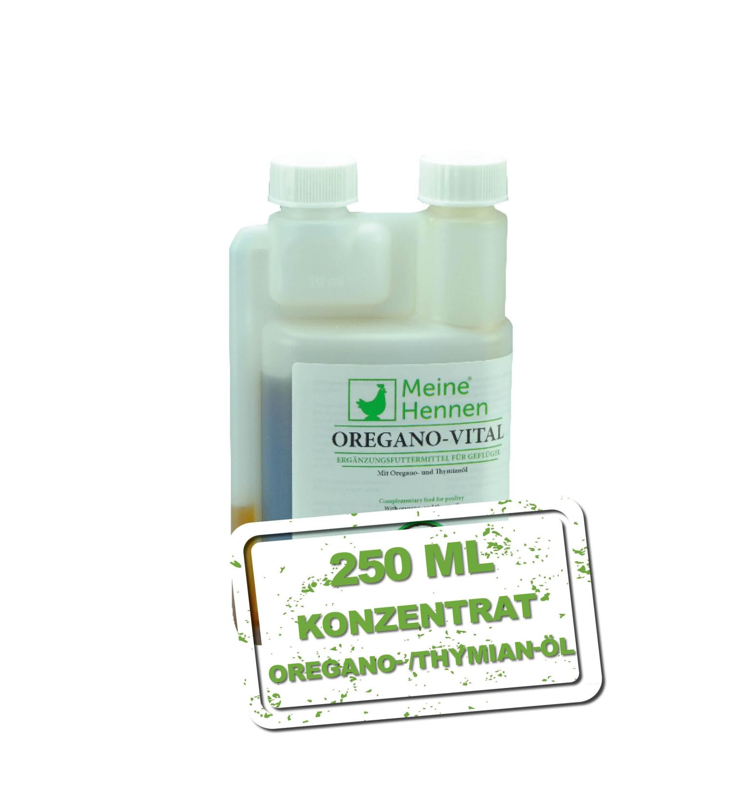 Buy My Hens Oregano Vital 250ml - Oregano & Thyme Oil Supplement for Chickens Pigeons & Quail | Supports Intestinal Health & Metabolism - Buy Online on GoSupps.com